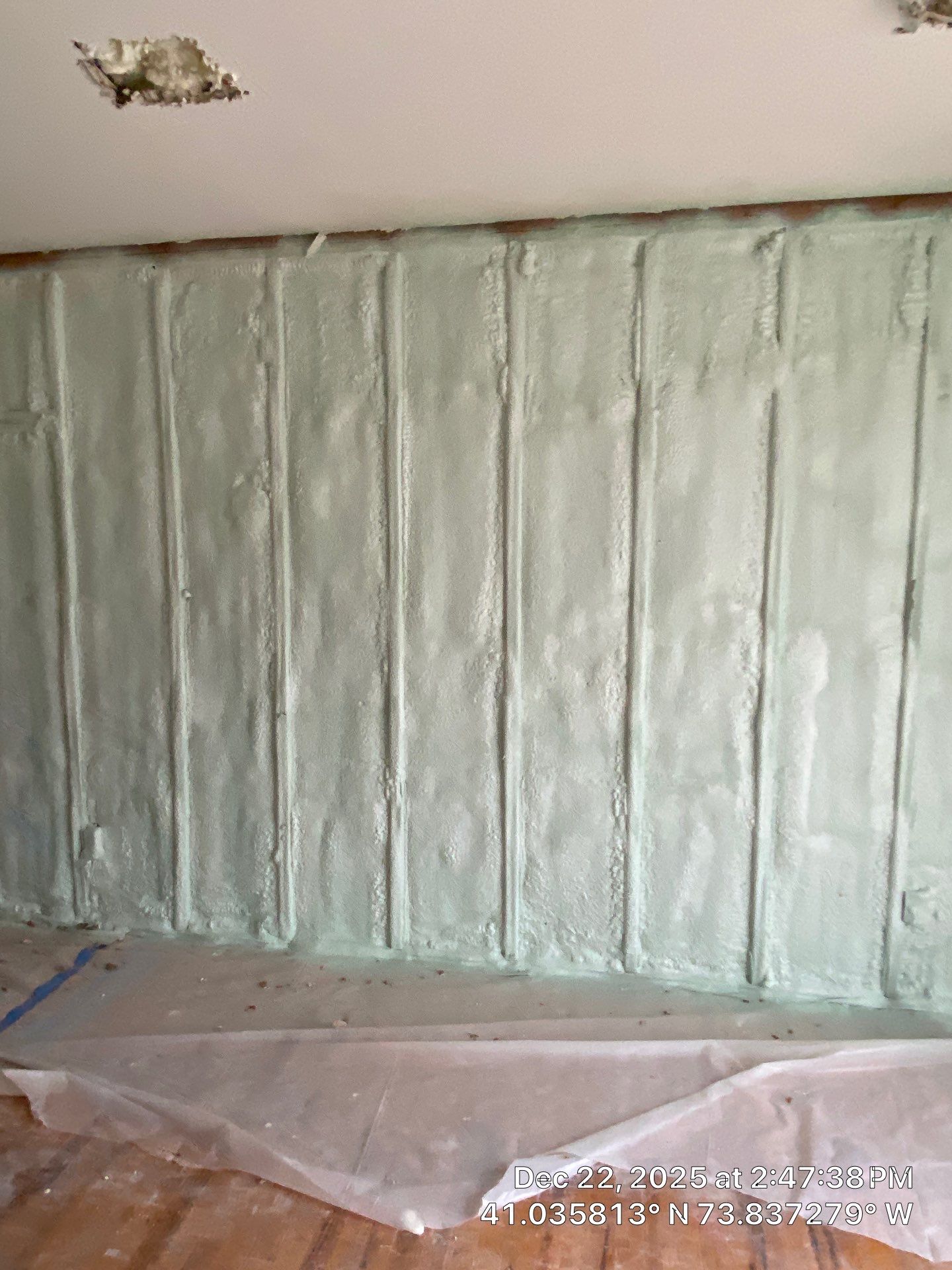 Exterior Walls Using Closed-Cell Spray Foam by NYS Foam & Energy