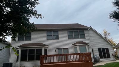 Turtle Shell gutter protection installation in Aurora, IL 60504, photograph 2