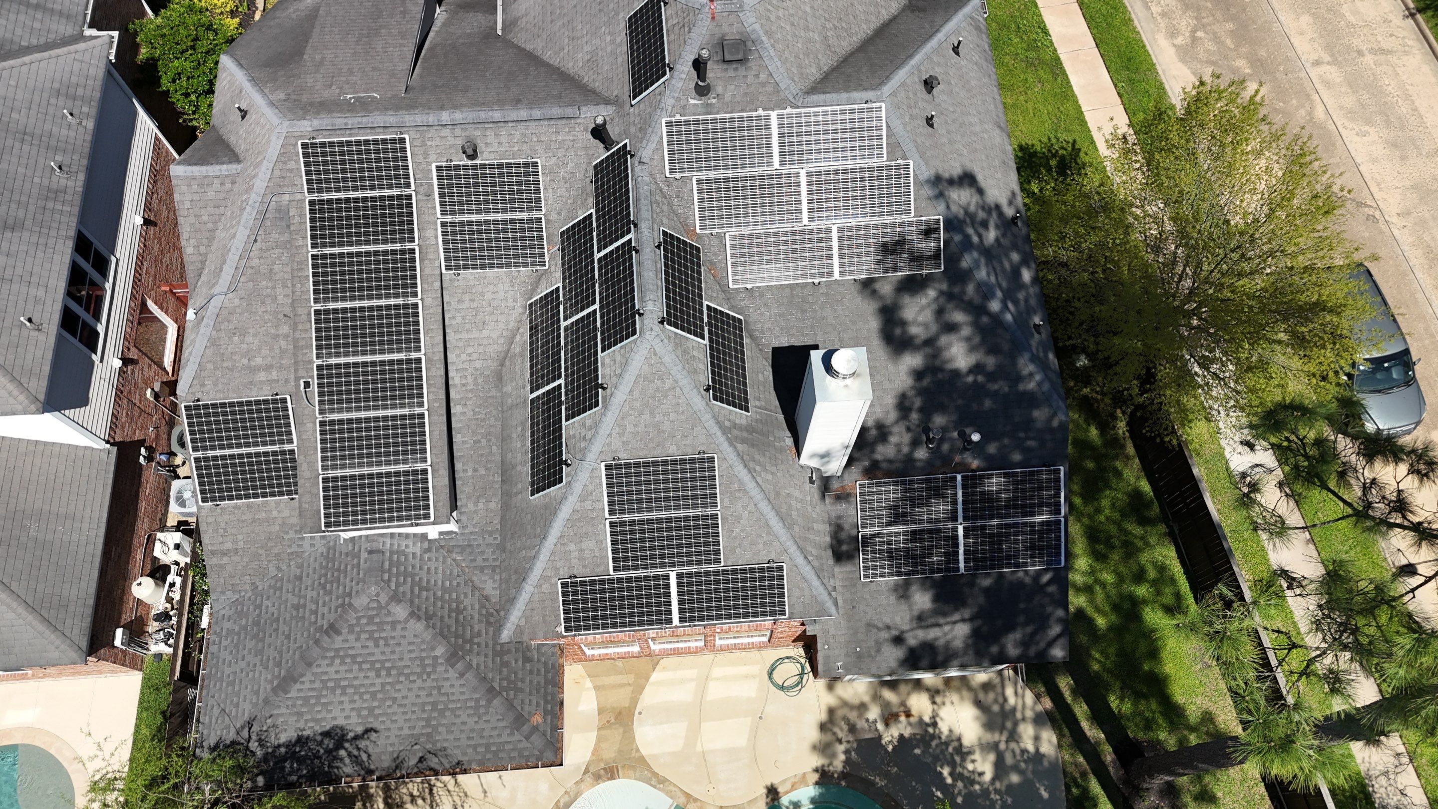Residential Roofing Installation using Architectural Shingles by Core Four Roofing