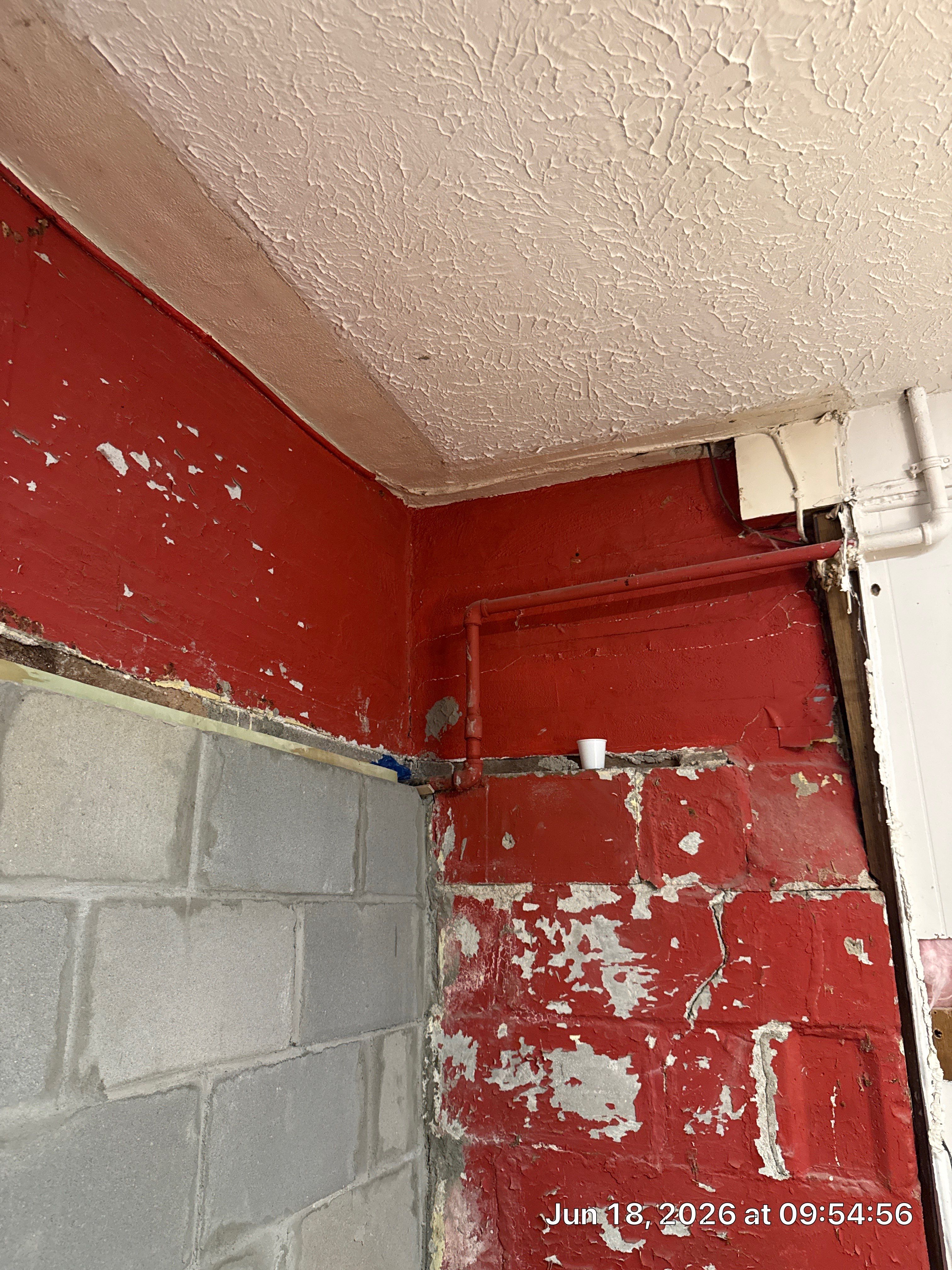 Concrete Block Foundation Wall Reinforcement in Lincoln by CompanyCam Sales Demo