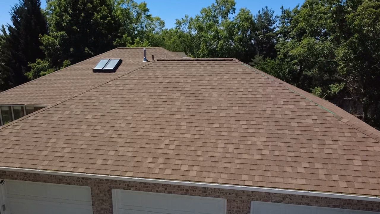 Architectural Shingle Roof Replacement and Skylight Installation N F St Spokane, WA 99208 The Denali System - 5-Star SureStart PLUS Coverage - CertainTeed Landmark® Shingle- Resawn Shake by Alpine Roofing