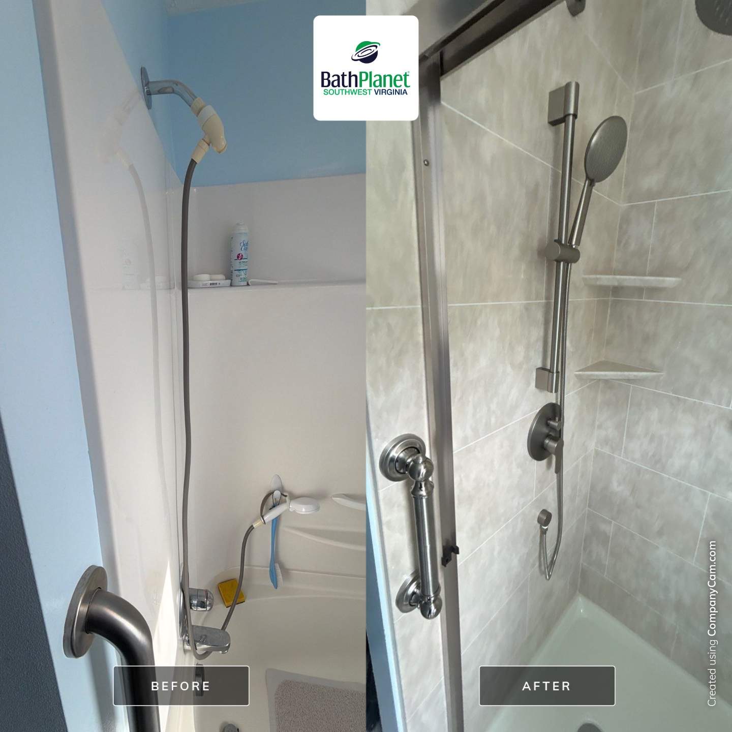 Tub to Shower by BathPlanet SW Virginia