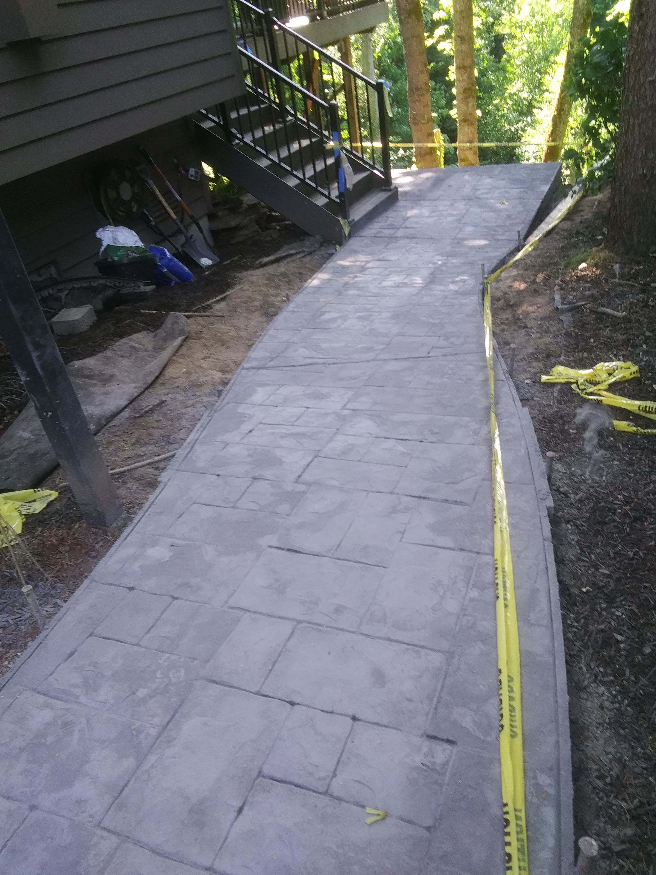 Sean | Concrete Walkway by Jireh Asphalt & Concrete Inc 