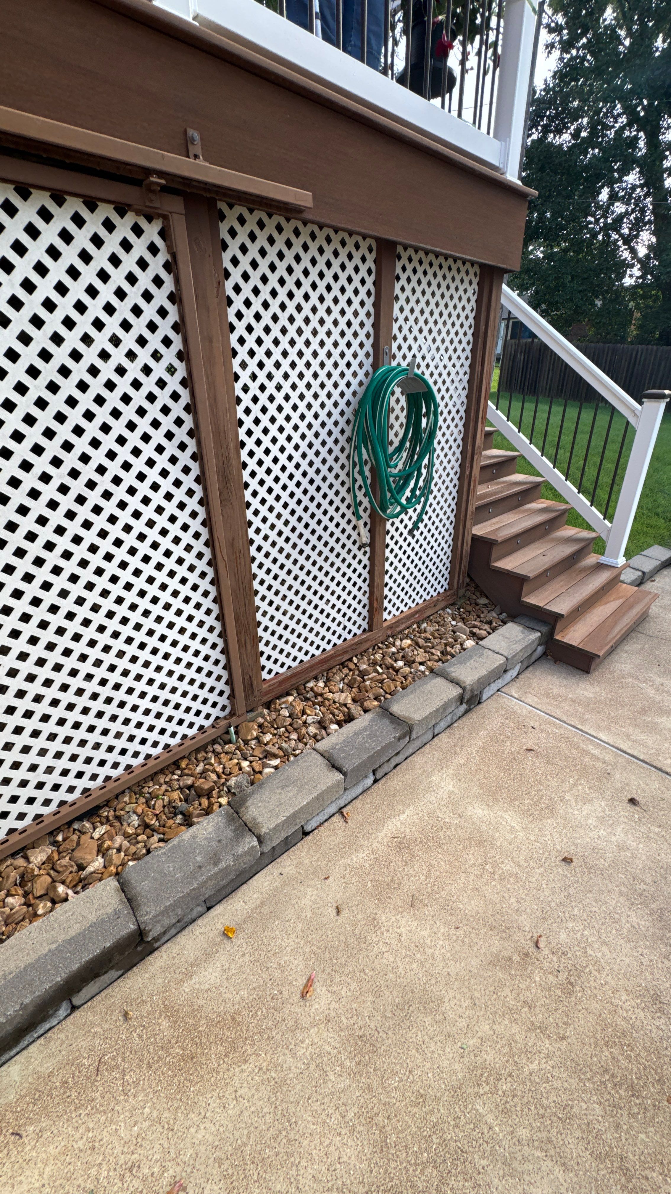 Exterior Wood Restoration & Deck Improvements by Legendary Services Company LLC.