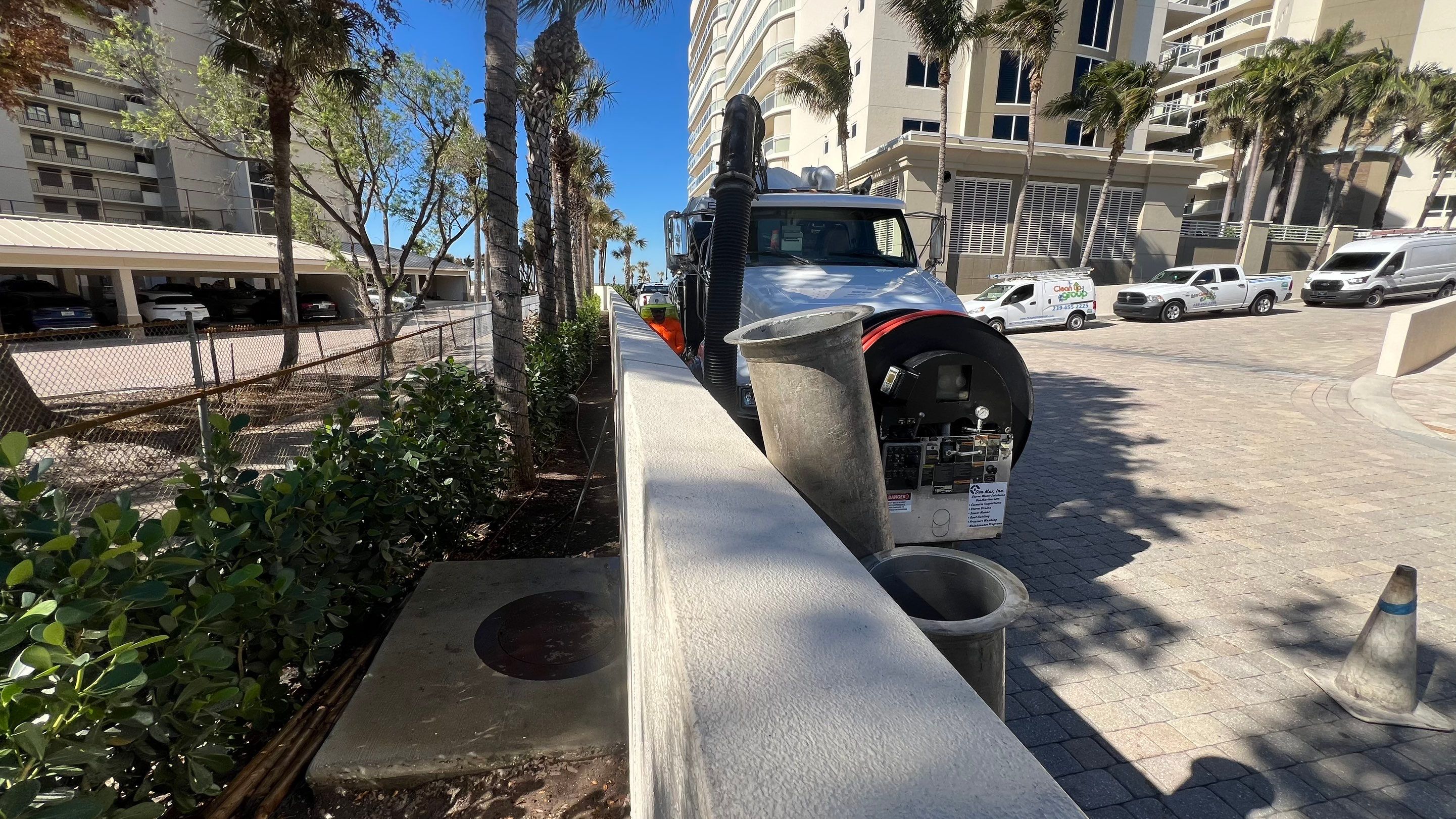 Naples Condo Stormwater System Maintenance by Don Mar, Inc. Storm Water Solutions