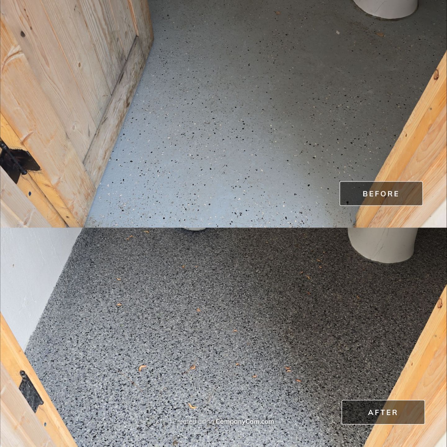 Check it out! Steelwheel Corner gets a new floor! by Elite Floor Solutions