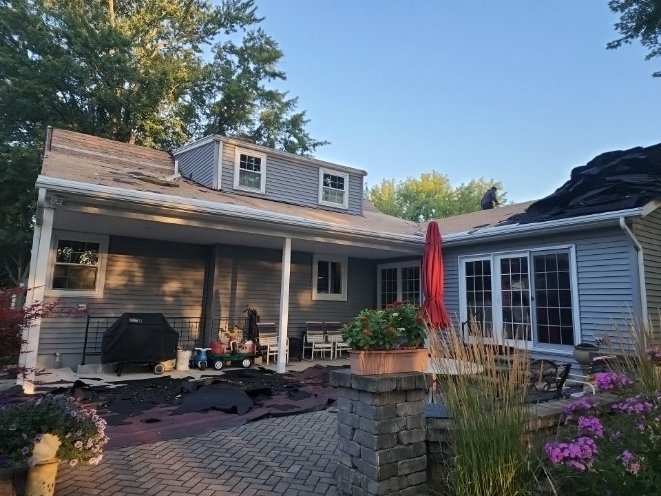 Residential Roofing Installation using GAF Timberline HDZ Charcoal by Nitro Roofing and Construction