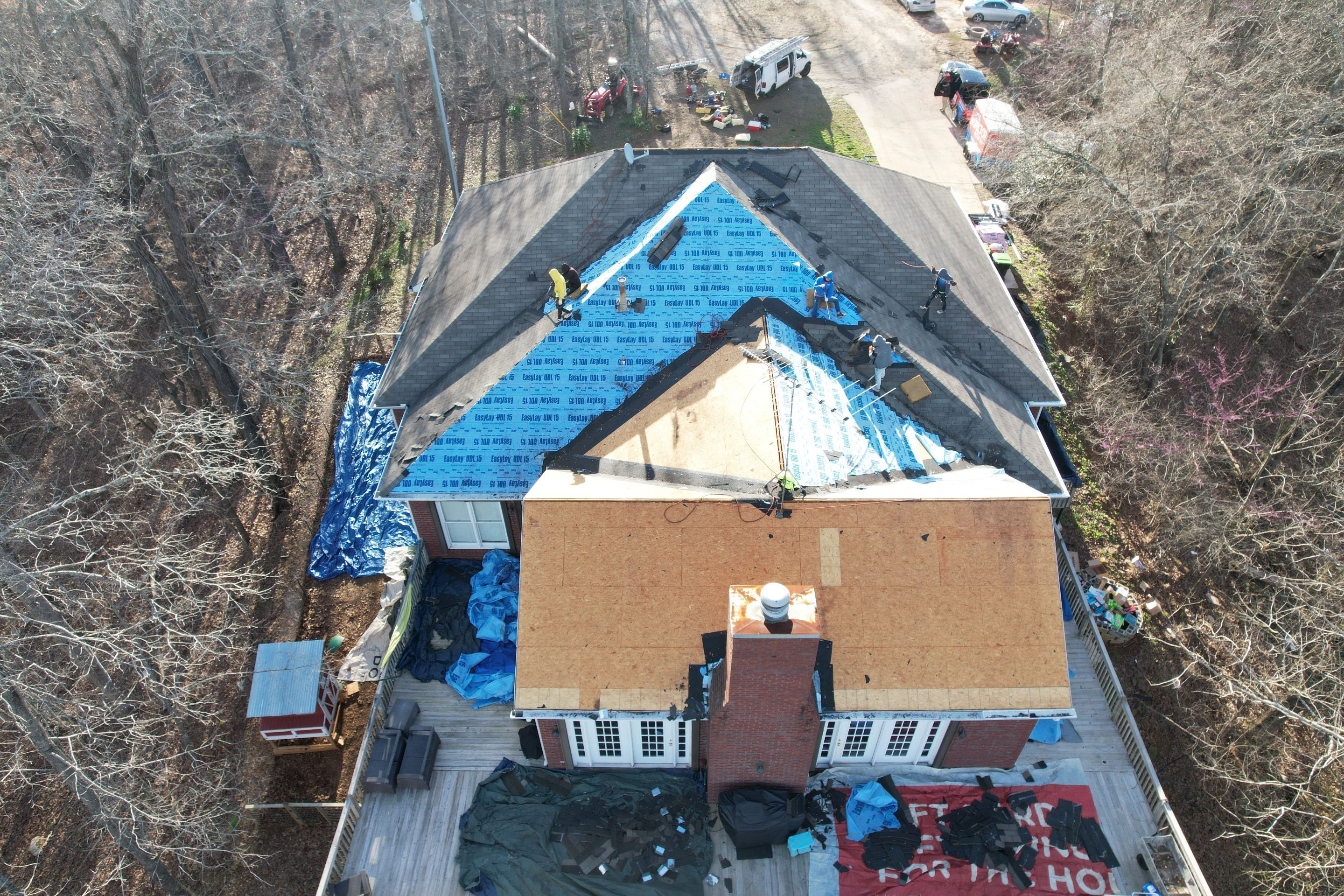 Residential Roofing Installation using Owens Corning by Inspector Roofing and Restoration