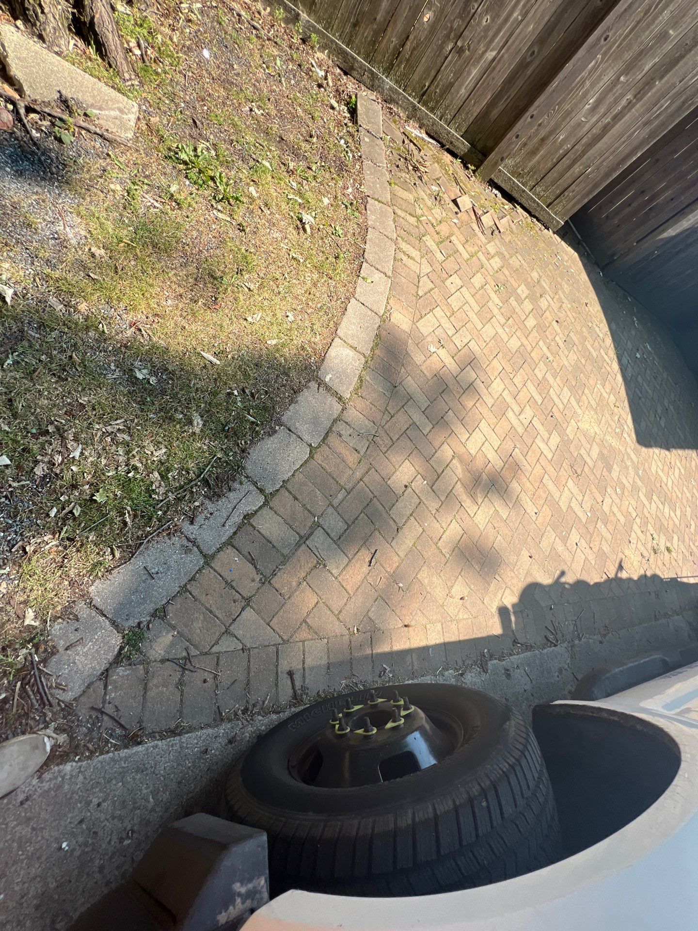 brick paver repair  using Structure bond Techniseal by Northern Power Washing LLC.