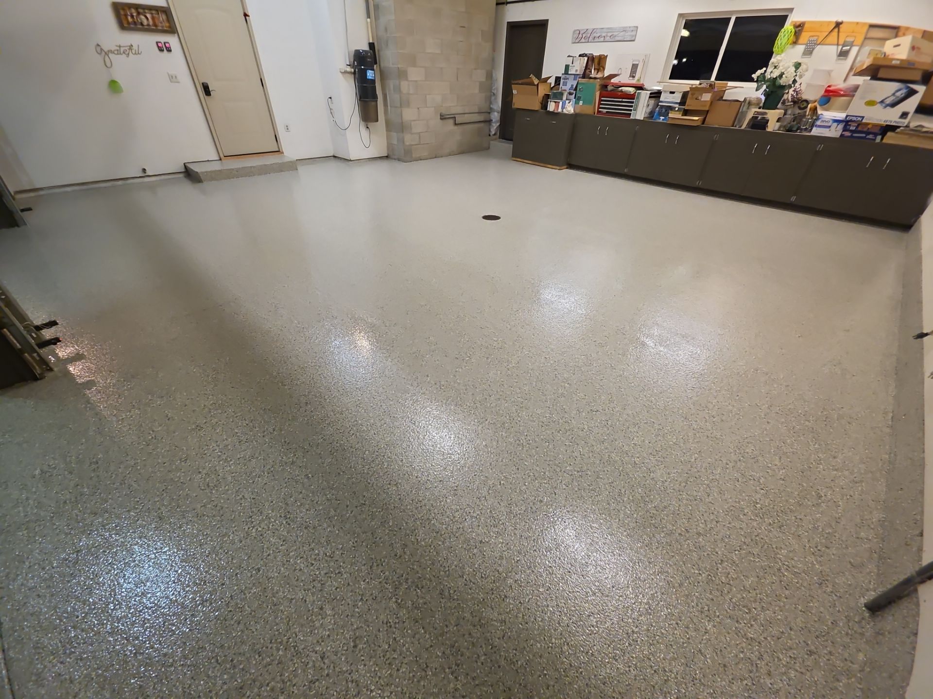 Garage and Entryway Concrete Coating Transformation in Clarkston Washington by Croc Coatings, LLC