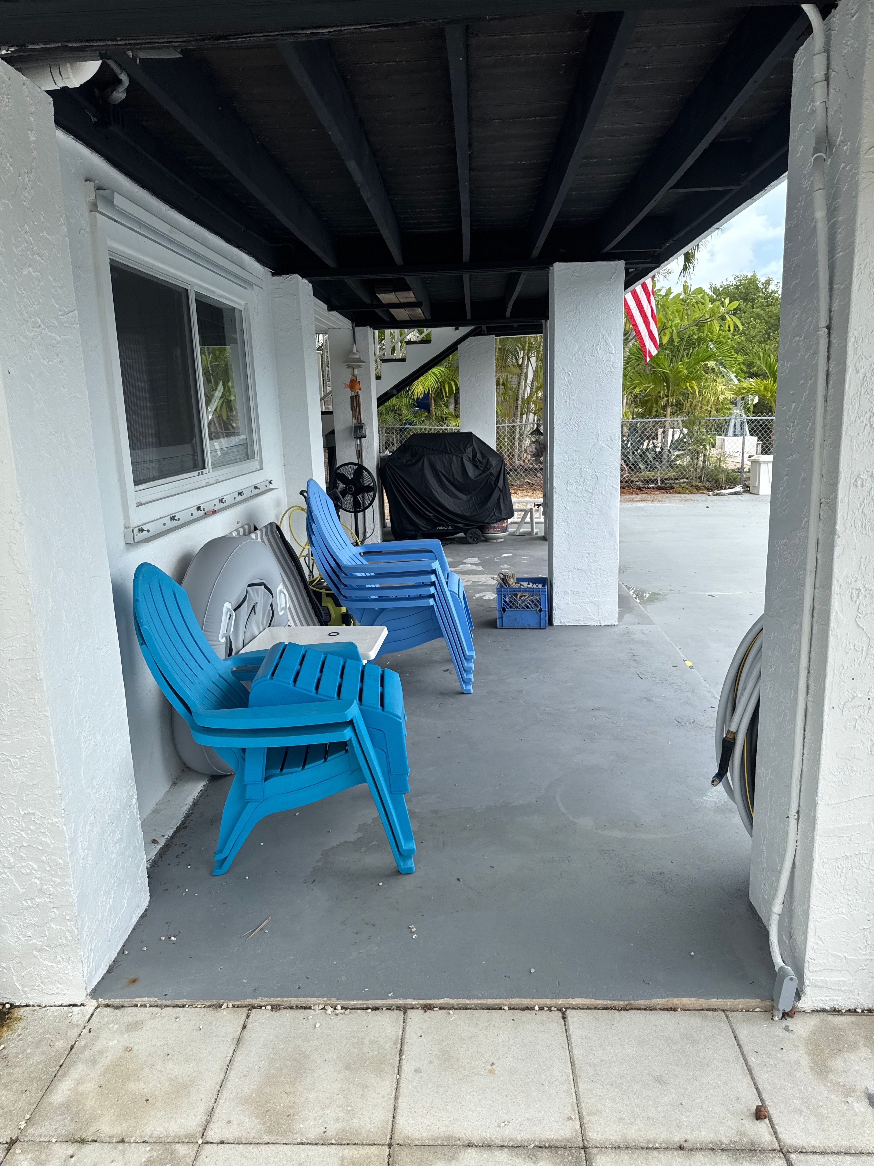 “Tidal Wave” Carport in Big Pine Key, FL by Tropical Epoxy Coatings & Creations LLC