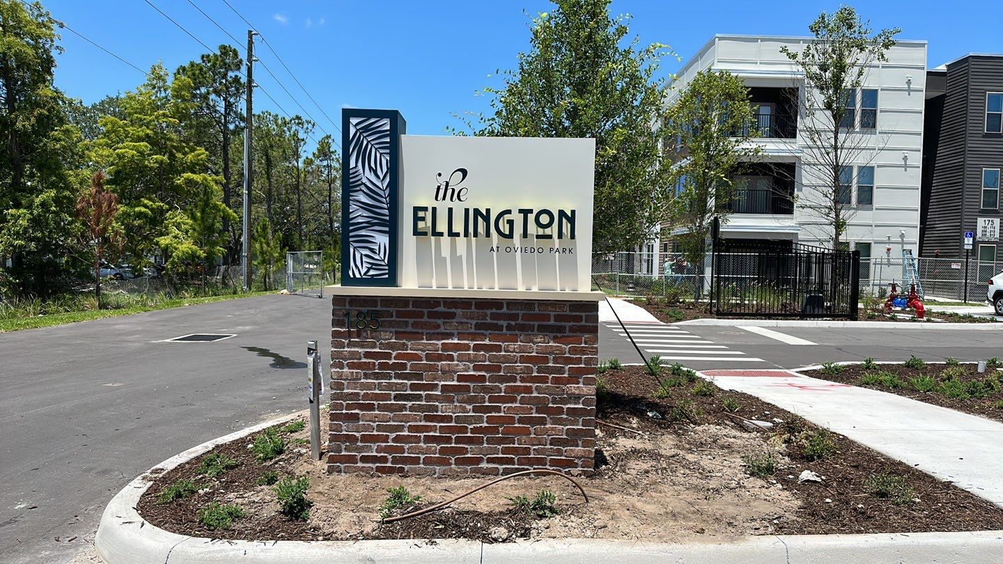 Monument Sign for Ellington by SignCrafters