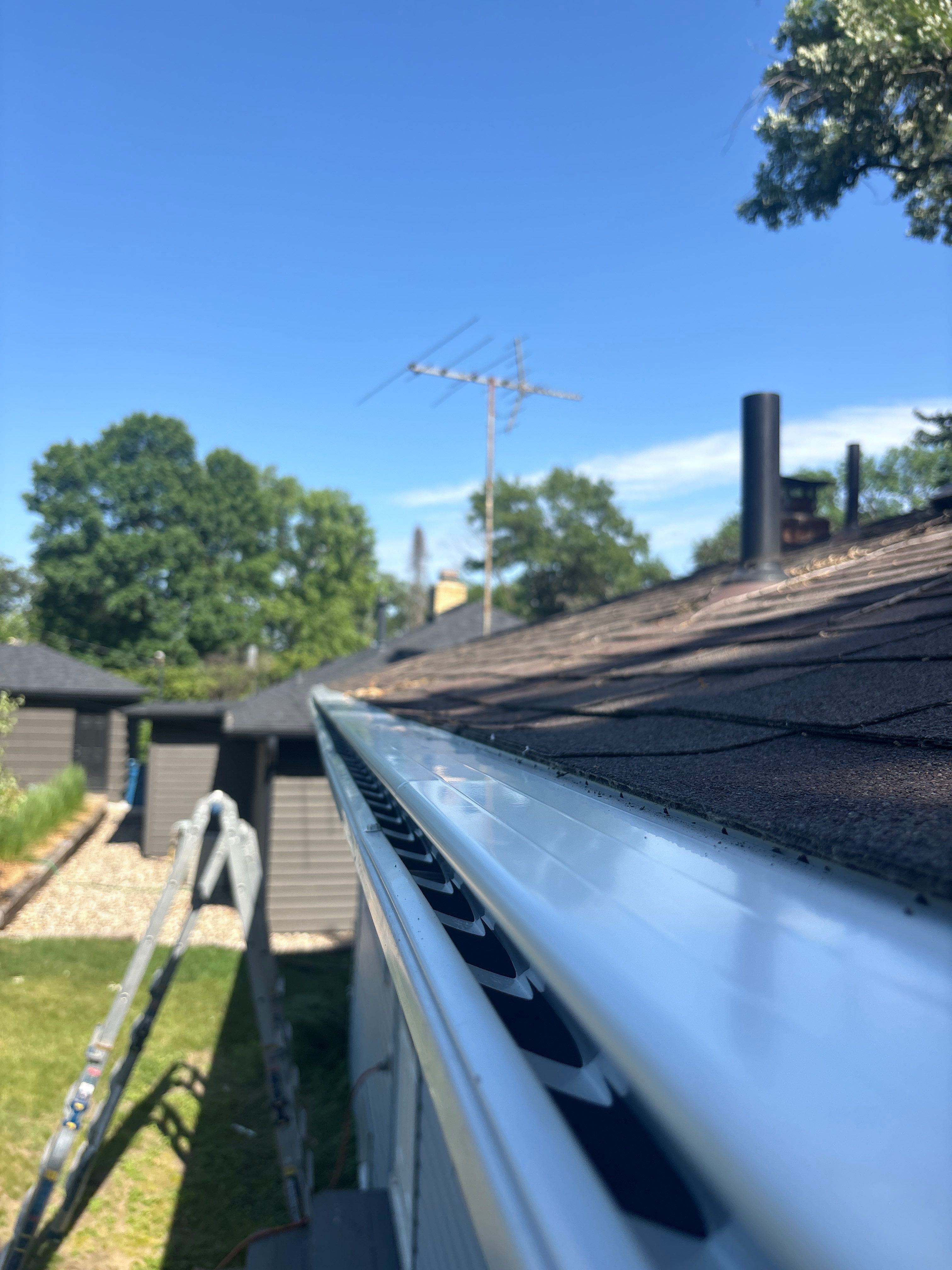 5" Gutters + Leaf Sentry Protection – Clear Lake, MN by Next Level Seamless Gutters / Exteriors Inc.
