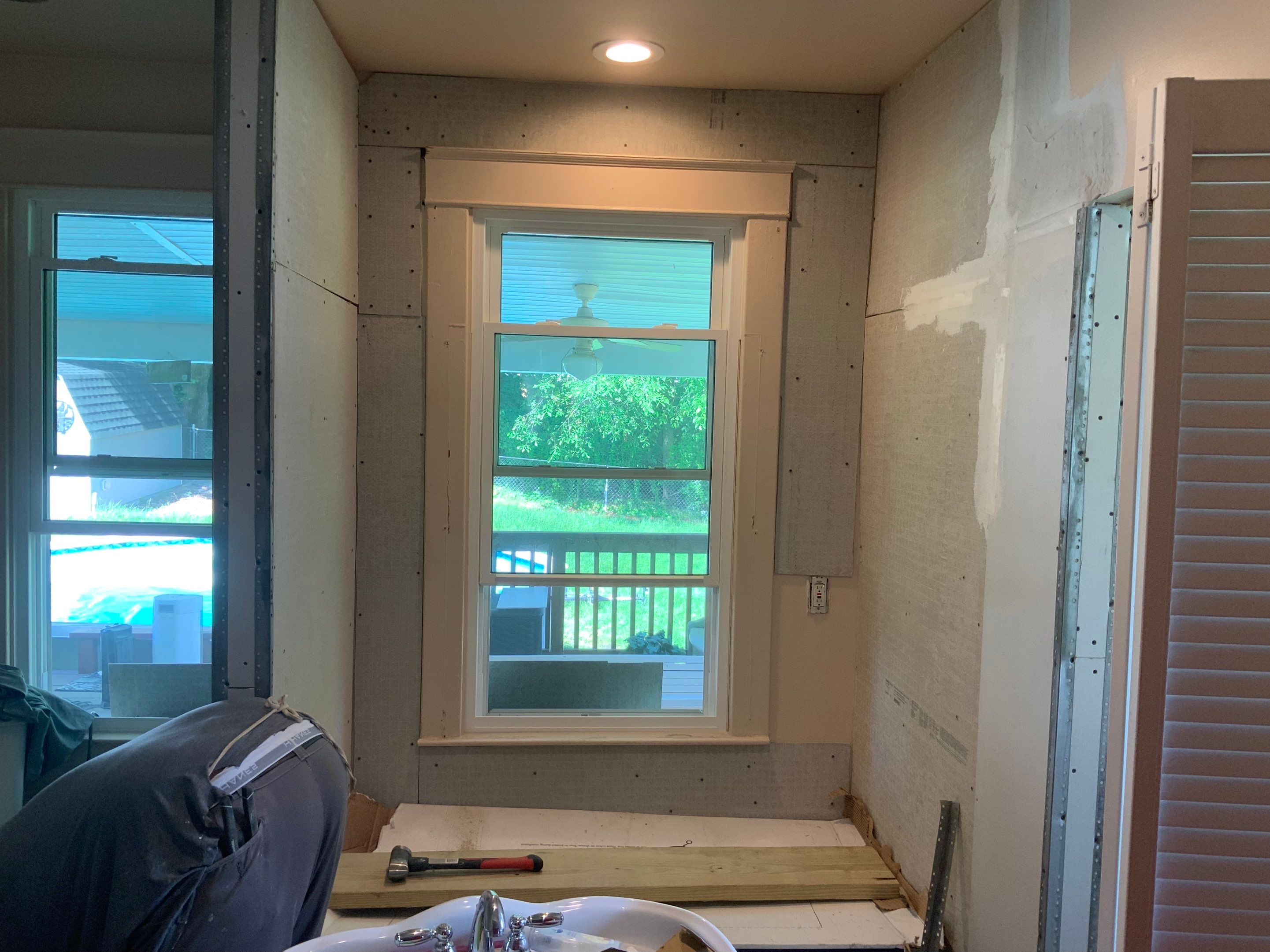 Bathroom Remodel using New Bathroom Tile and Tube by Alpha Design Services