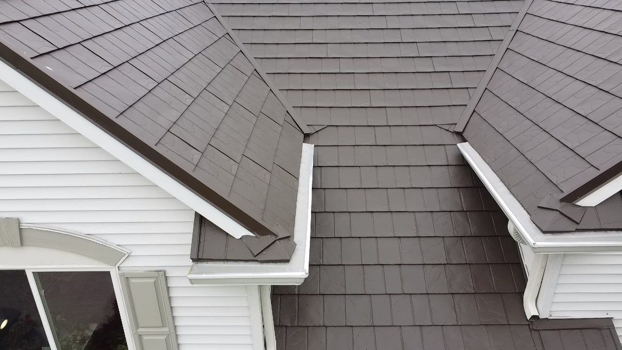 Metal Slate Shingle Roof Approved by HOA – Fort Wayne, Indiana by 4Ever Metal Roofing