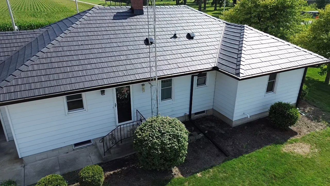 Metal Shake Shingle Roof Installation in Van Wert, Ohio by 4Ever Metal Roofing