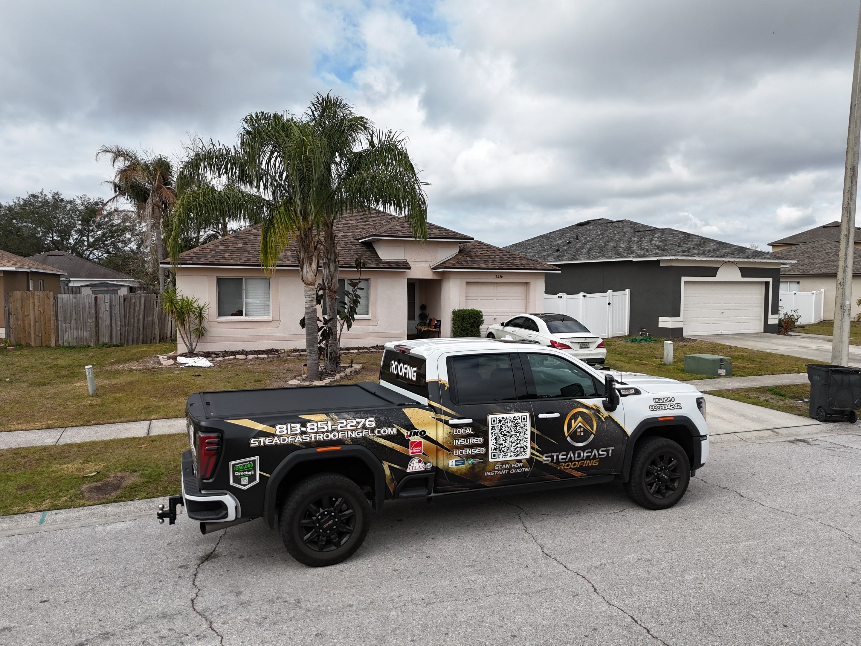 Roof Replacement in Riverview FL. by Steadfast Roofing 