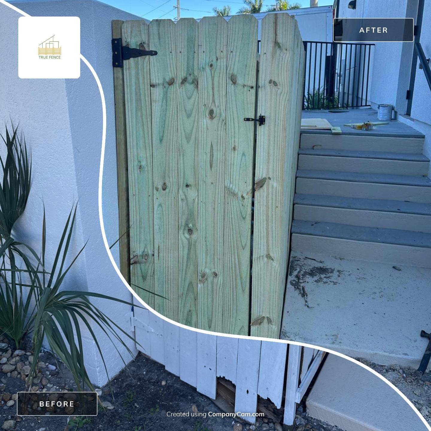 Garbage Enclosure Replacement in Marco Island by True Fence LLC
