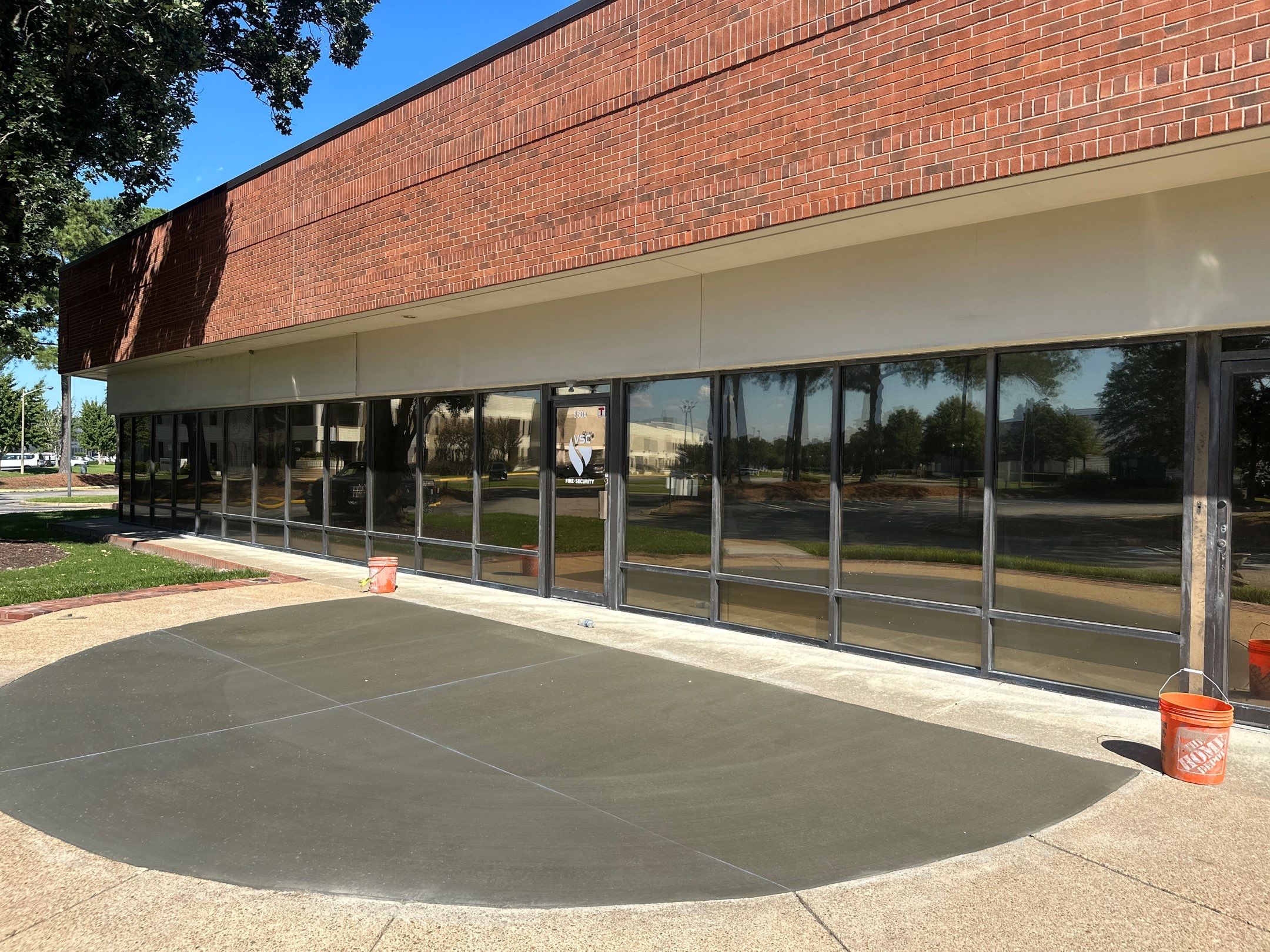 Project in Chesapeake by Sam The Concrete Man Virginia Beach