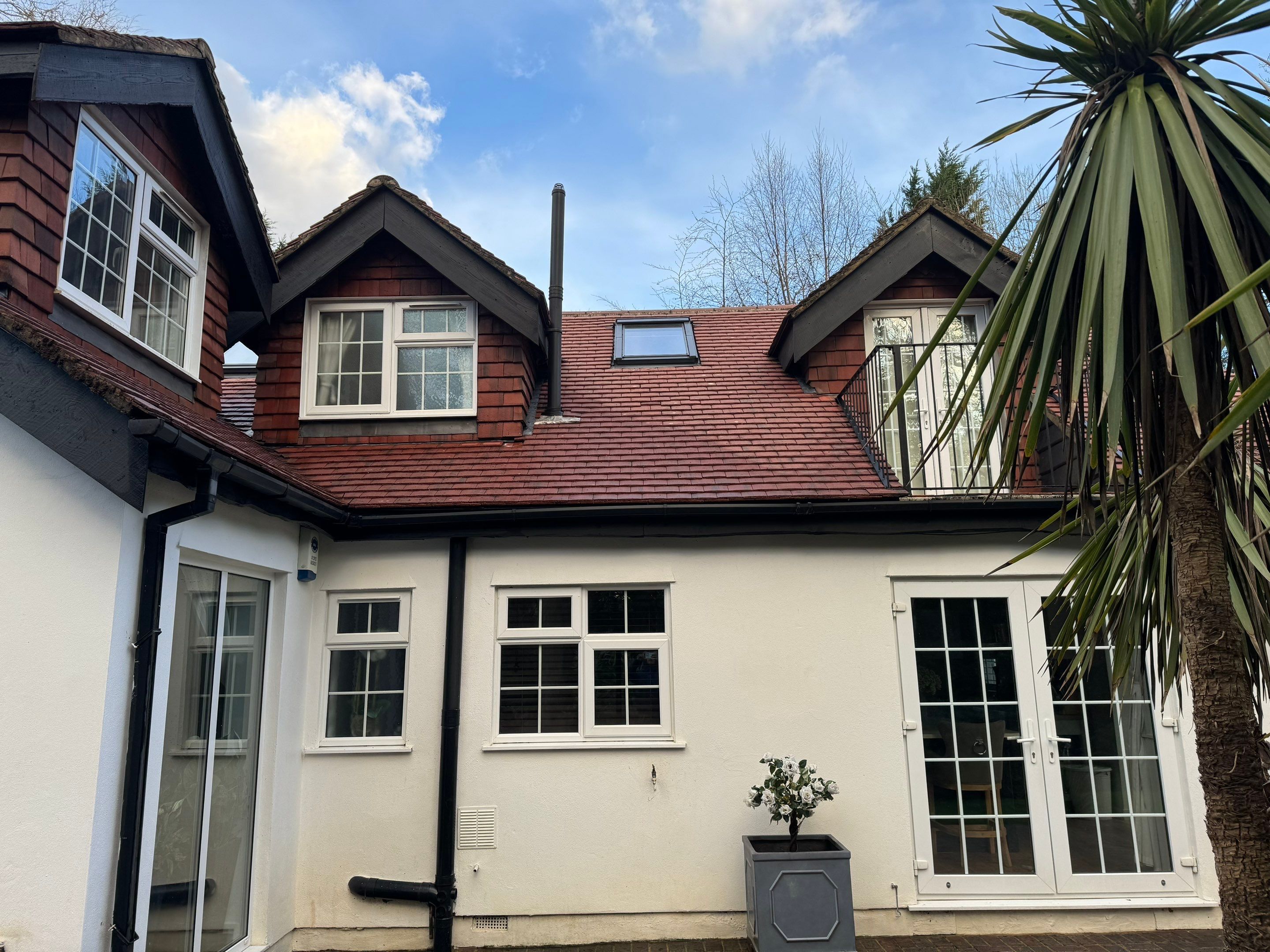 Roof and Patio Cleaning using Honda 15lpm Low Pressure Washing Machine by Ges Exterior Cleaning ltd