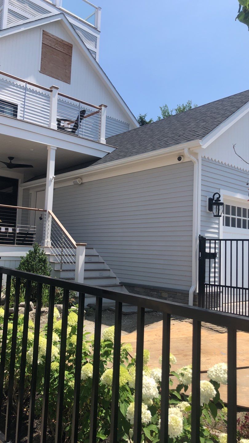 Newport, RI Gutter Installation using 5" K-Style Aluminum Gutter by Gutter Pro Enterprises
