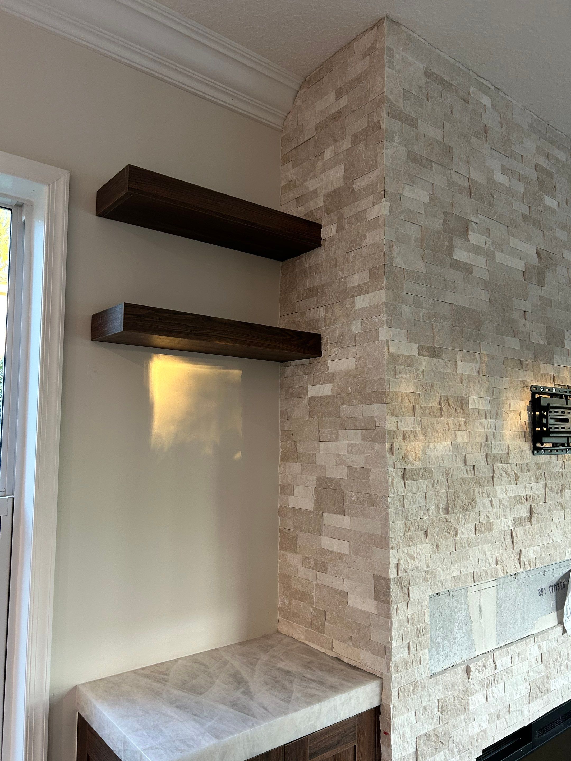 TV Fireplace Wall - Delray Beach by Hevi Tile
