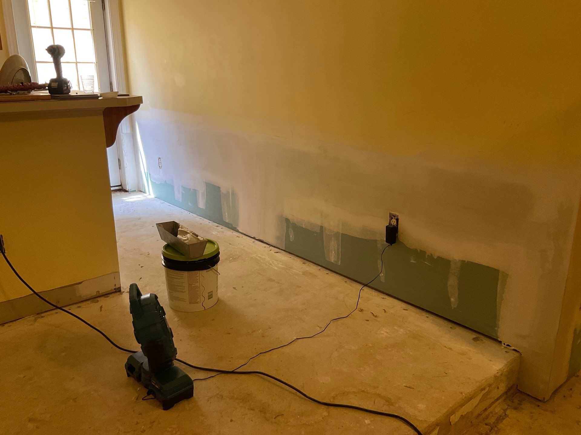 New Gutters, New Floor, New steps, New Paint job by Alpha Design Services