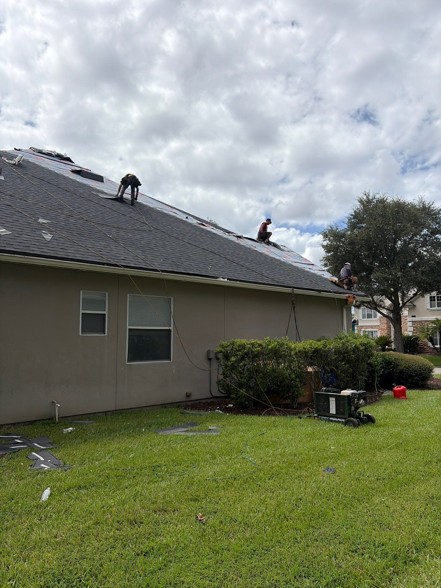 Architectural Shingle Roof Replacement and Skylight Integration in Jacksonville by Miller Roofing Solutions LLC.