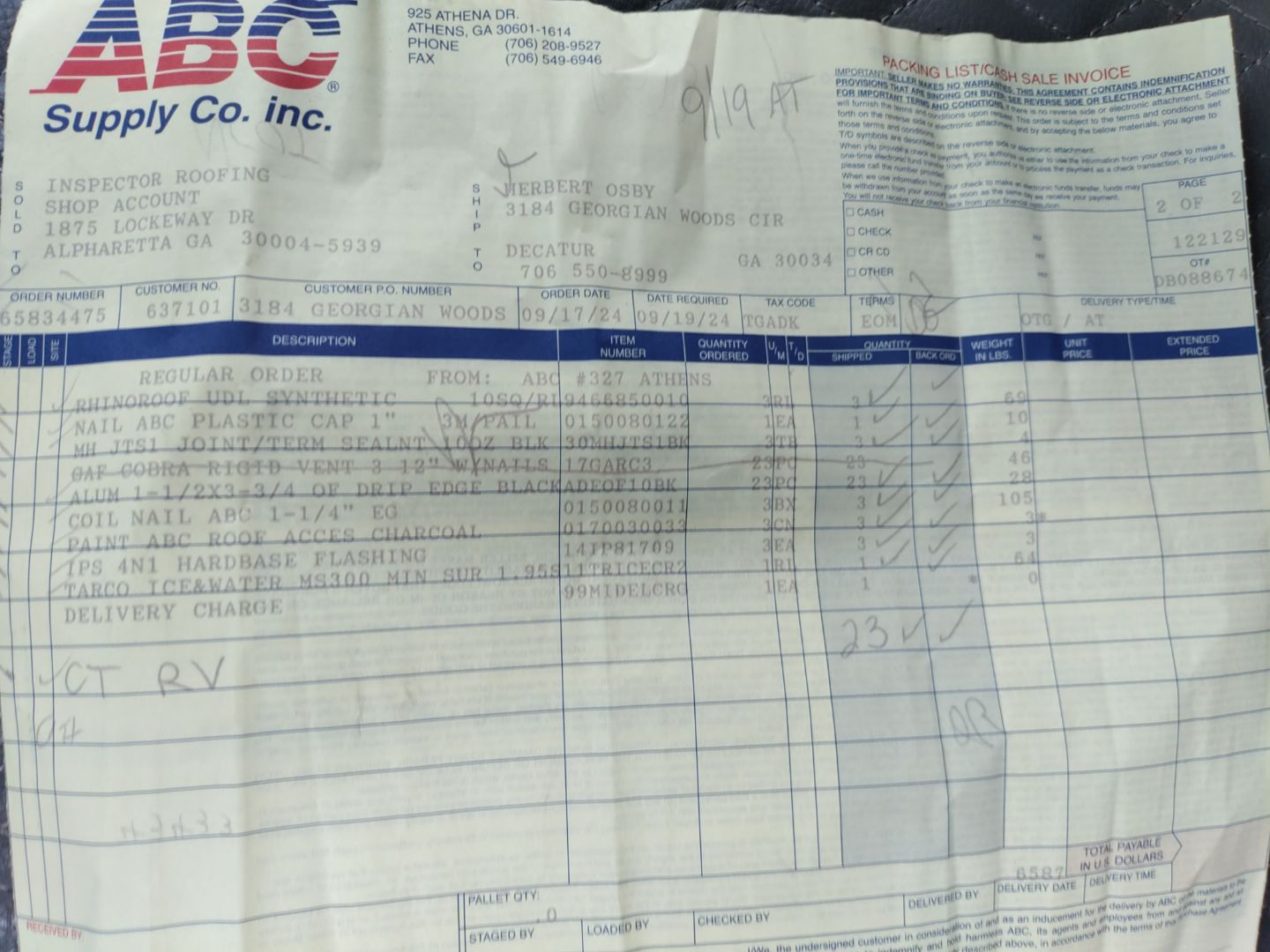 Residential Roof Replacement using Owens Corning by Inspector Roofing and Restoration