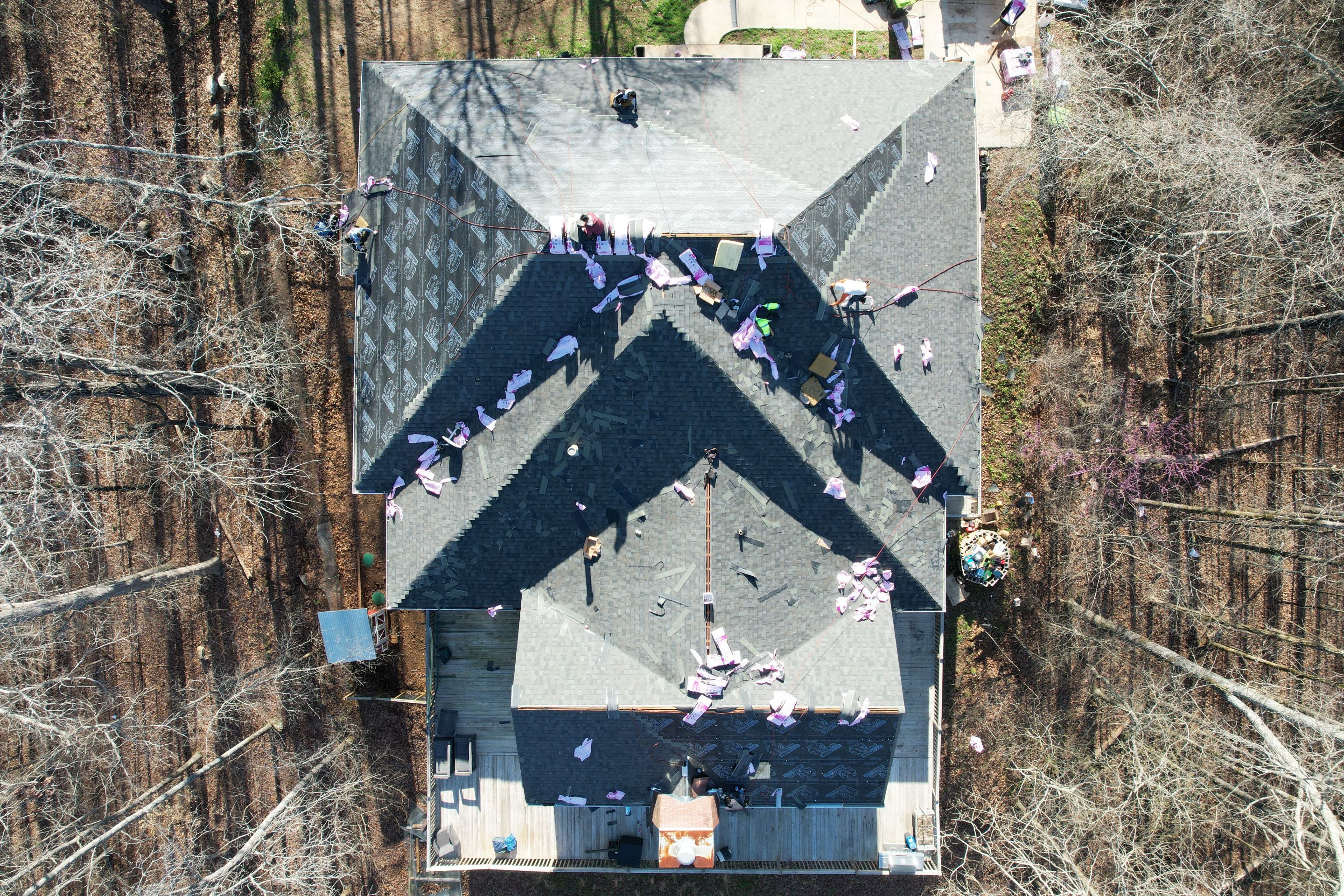 Residential Roofing Installation using Owens Corning by Inspector Roofing and Restoration