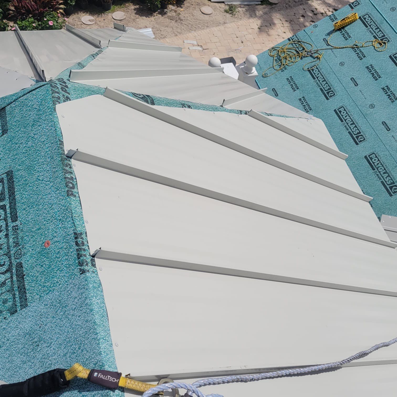 Sanibel Island Standing Seam Roof Replacement by Four Peaks Roofing