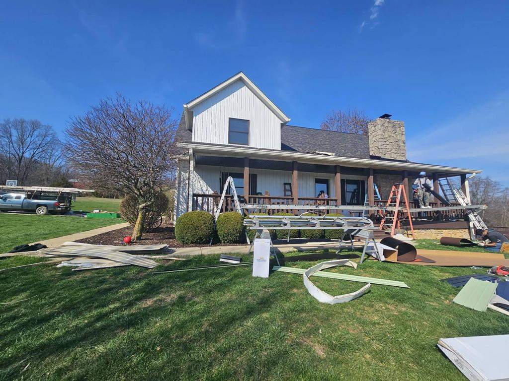 Exterior Installation using CertainTeed MainStreet Vinyl Siding by Koontz Construction