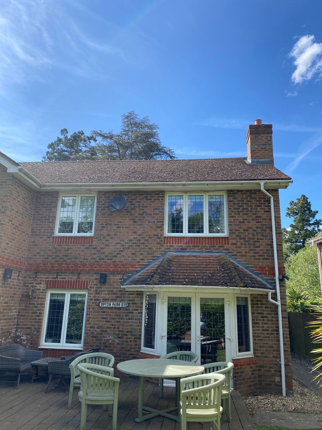 Roof Clean - Biocide Treatment using Honda 15lpm Low Pressure Washing Machine by Ges Exterior Cleaning ltd
