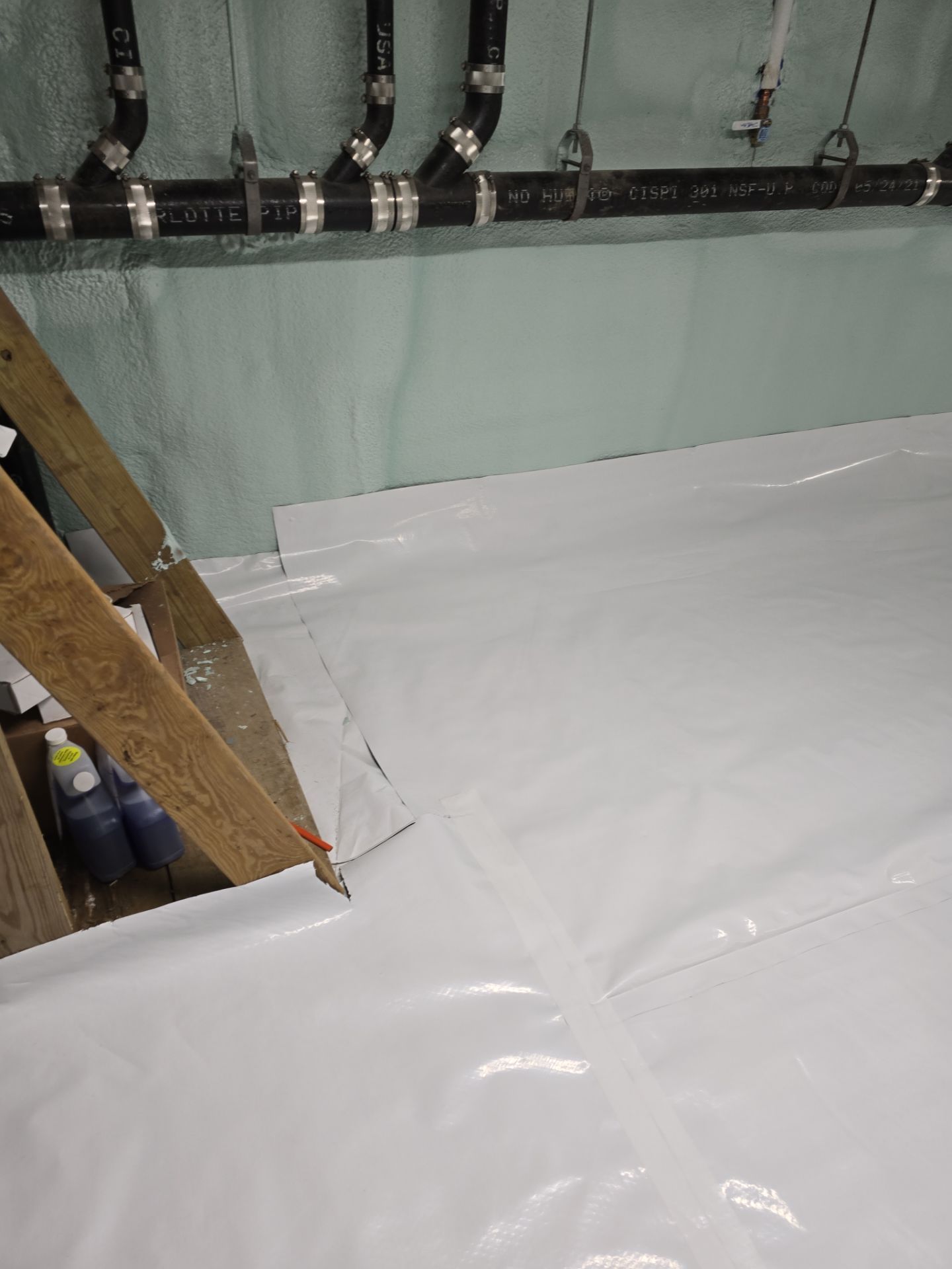 Crawl Space Encapsulation using Closed Cell Spray Foam by NYS Foam & Energy