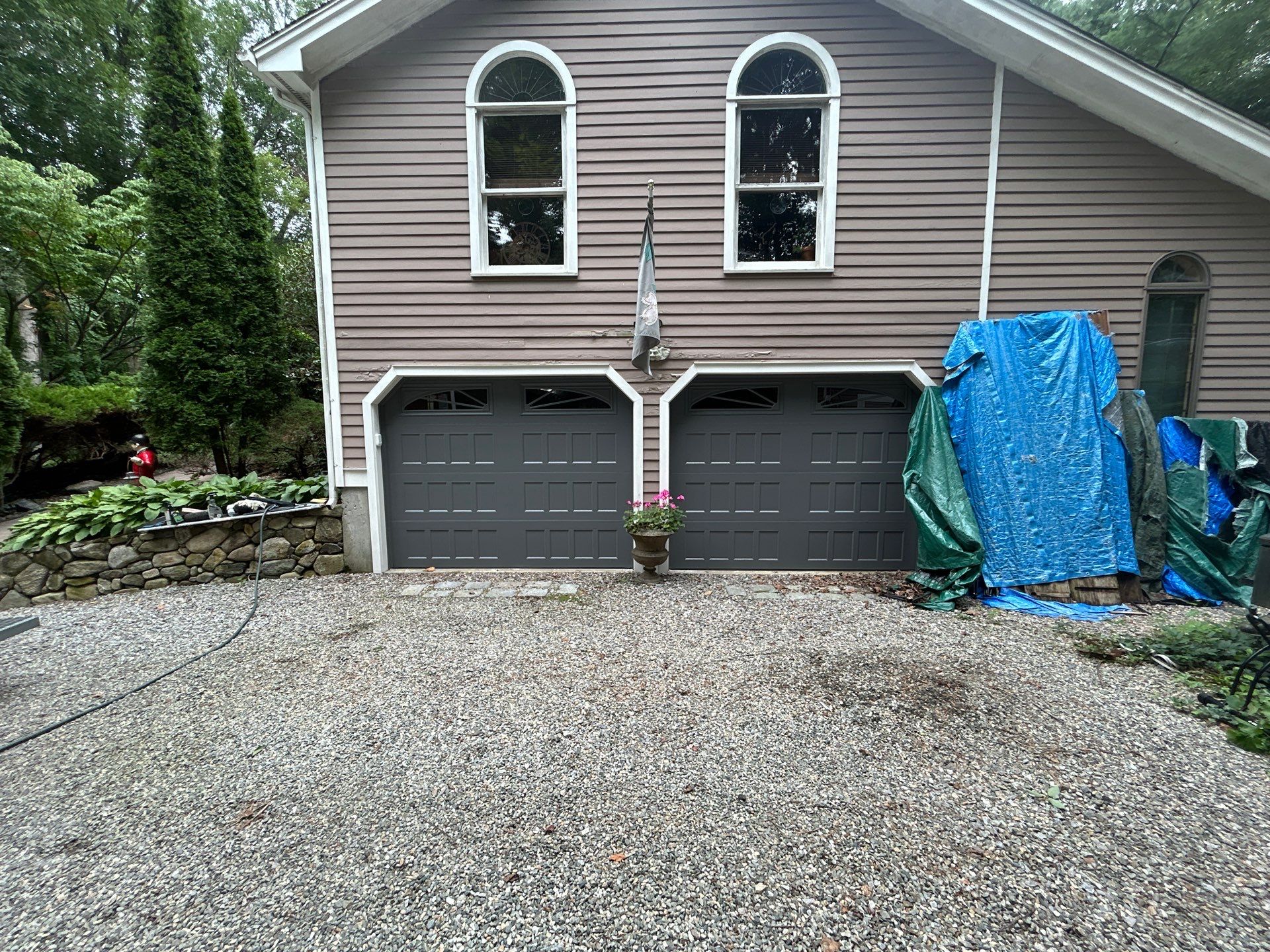 Amarr Hillcrest Garage Door Installation by DiGiorgi Roofing and Siding Inc