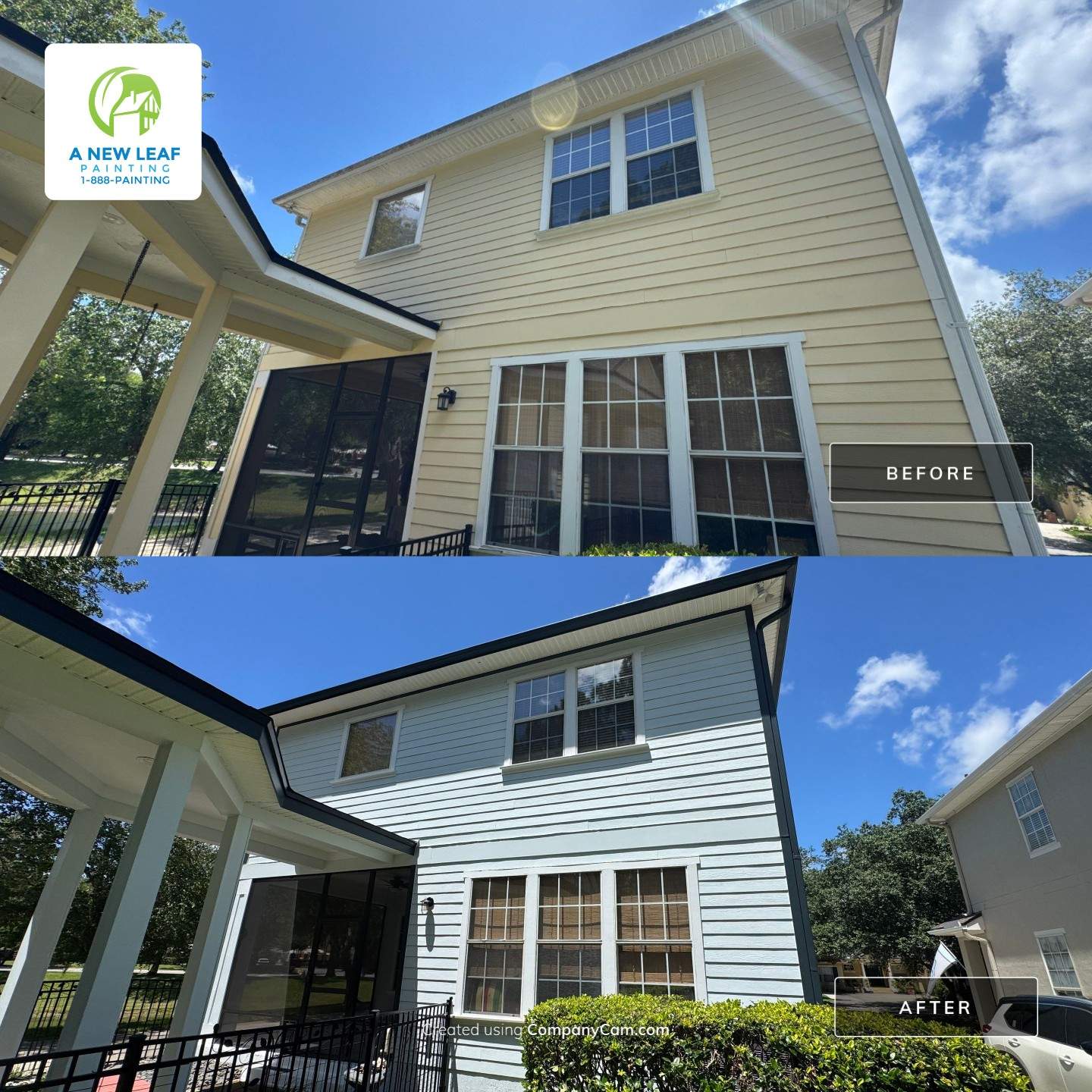 Exterior House Painting in Hampton Park Jacksonville, FL 32256 by A New Leaf Painting, LLC