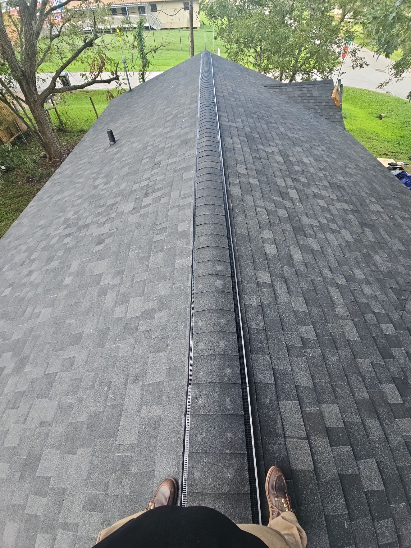 Residential Roofing Installation using Owen's Corning Duration (Lifetime) Shingles by Roof Repair Company