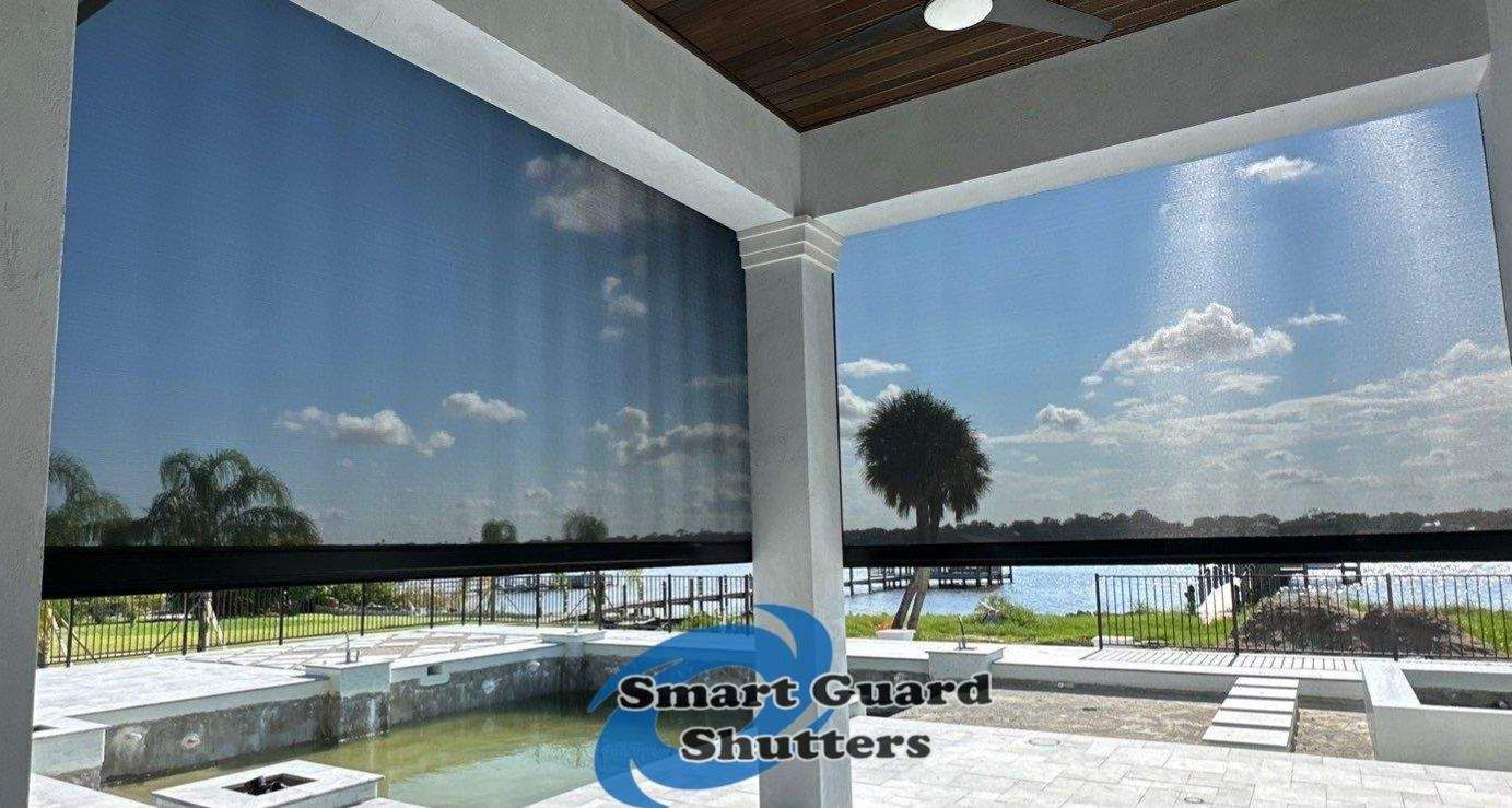 7 UltraShield Motorized Hurricane Screen by Smart Guard Shutters