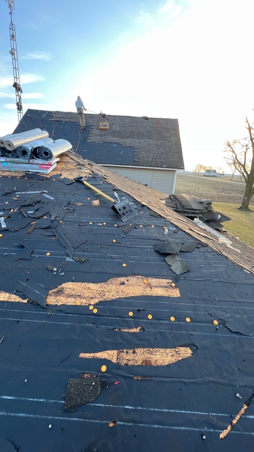 Residential Roofing Installation using GAF Timberline HDZ Charcoal by Nitro Roofing and Construction