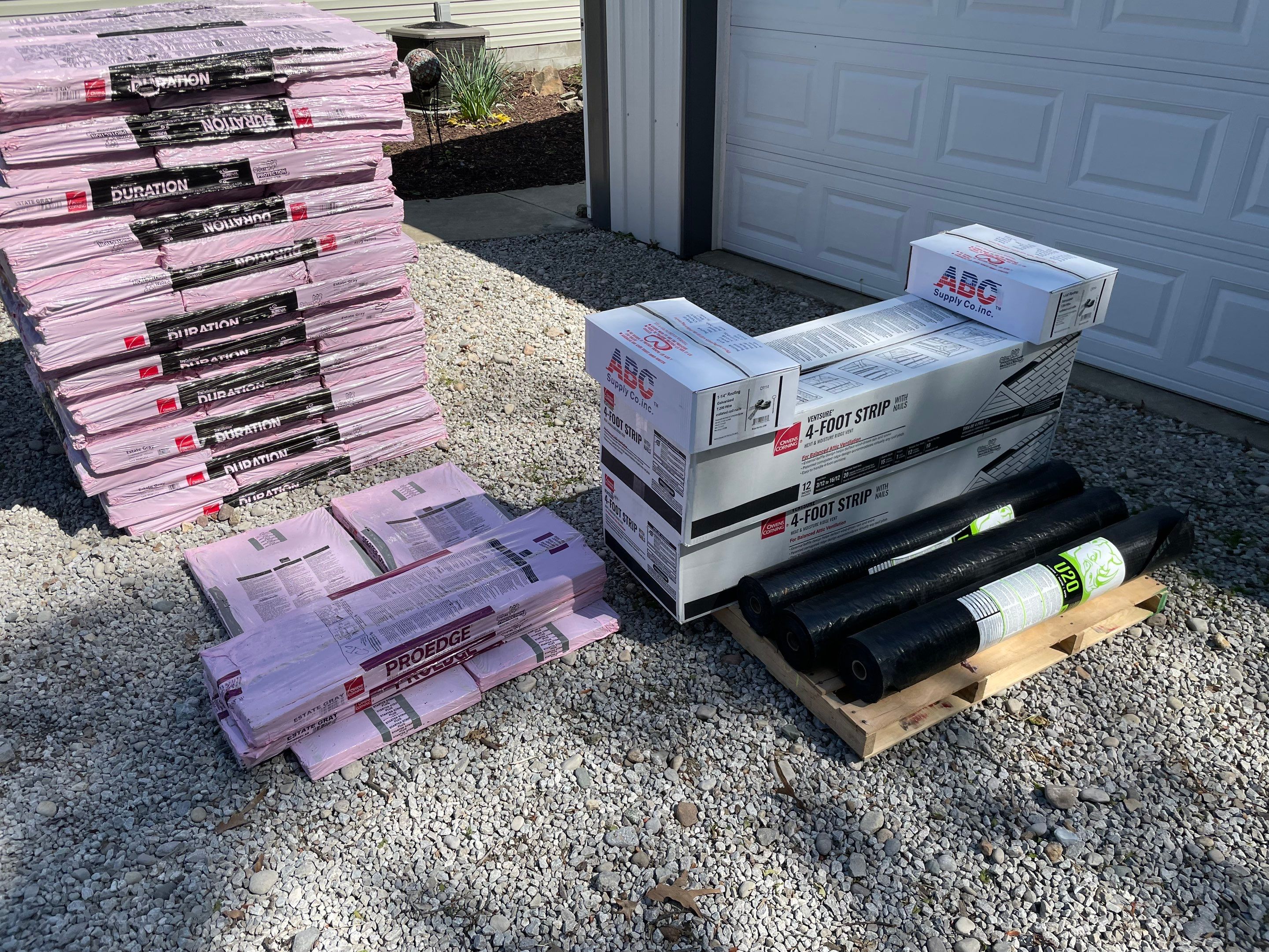Residential Roofing Installation using Owens Corning Estate Gray Duration by Storm Contracting 