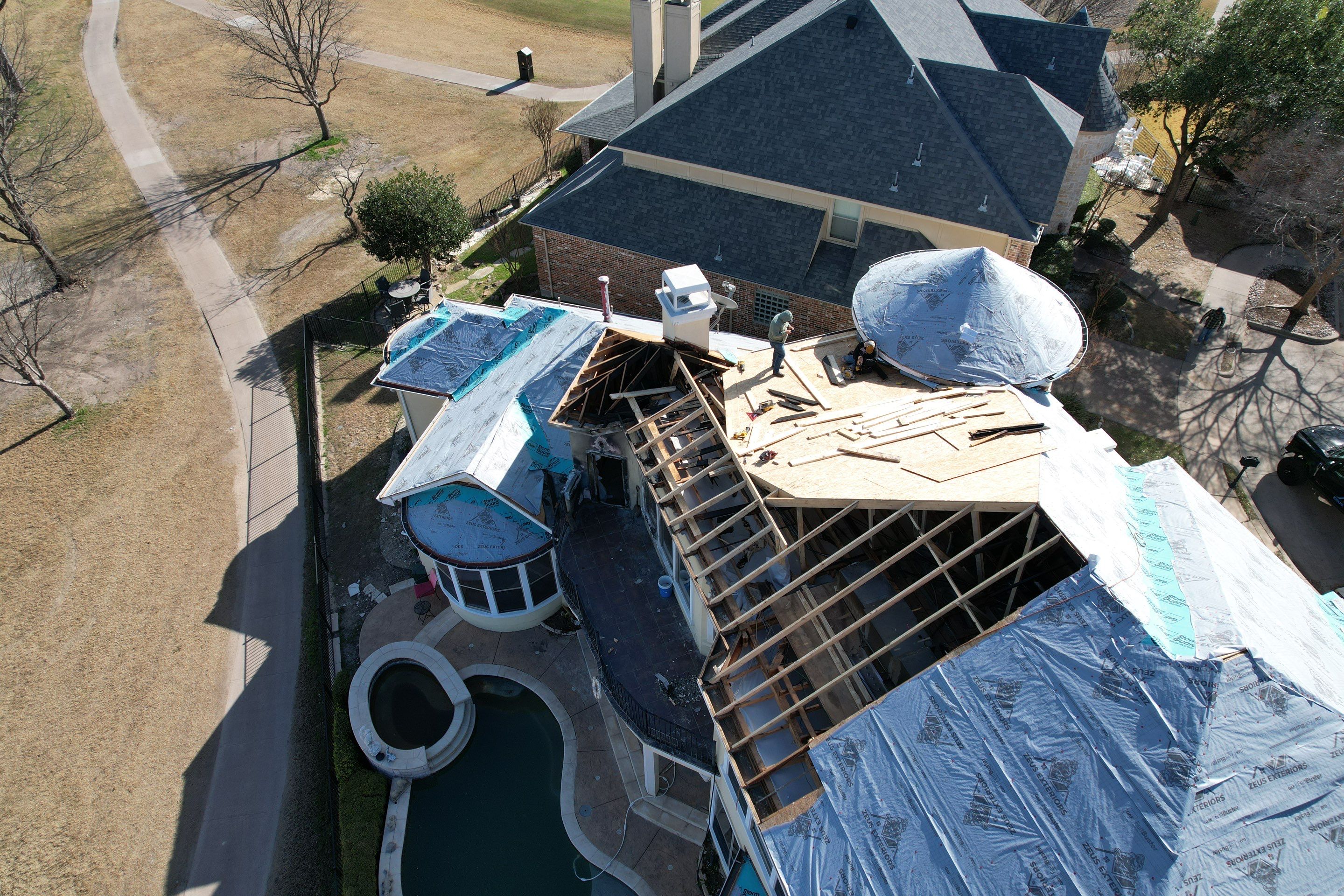 Project in Garland  by Zeus Exteriors