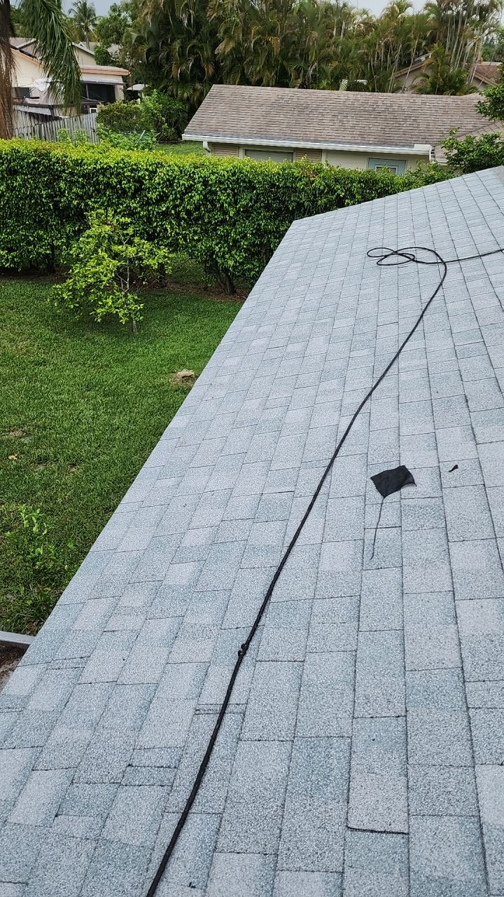 Residential Shingle Roof Replacement and Sheathing Repair in Boca Raton by Aastro Roofing