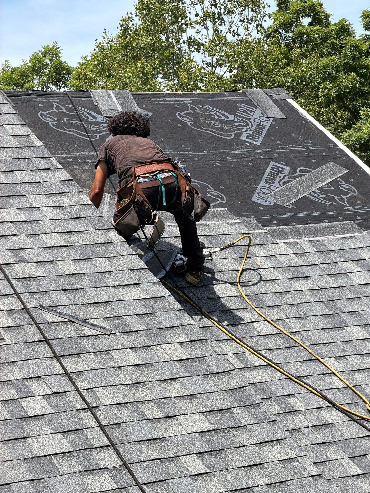 Lancaster Roof Replacement Featuring Architectural Shingles and Attic Insulation by Cade Construction