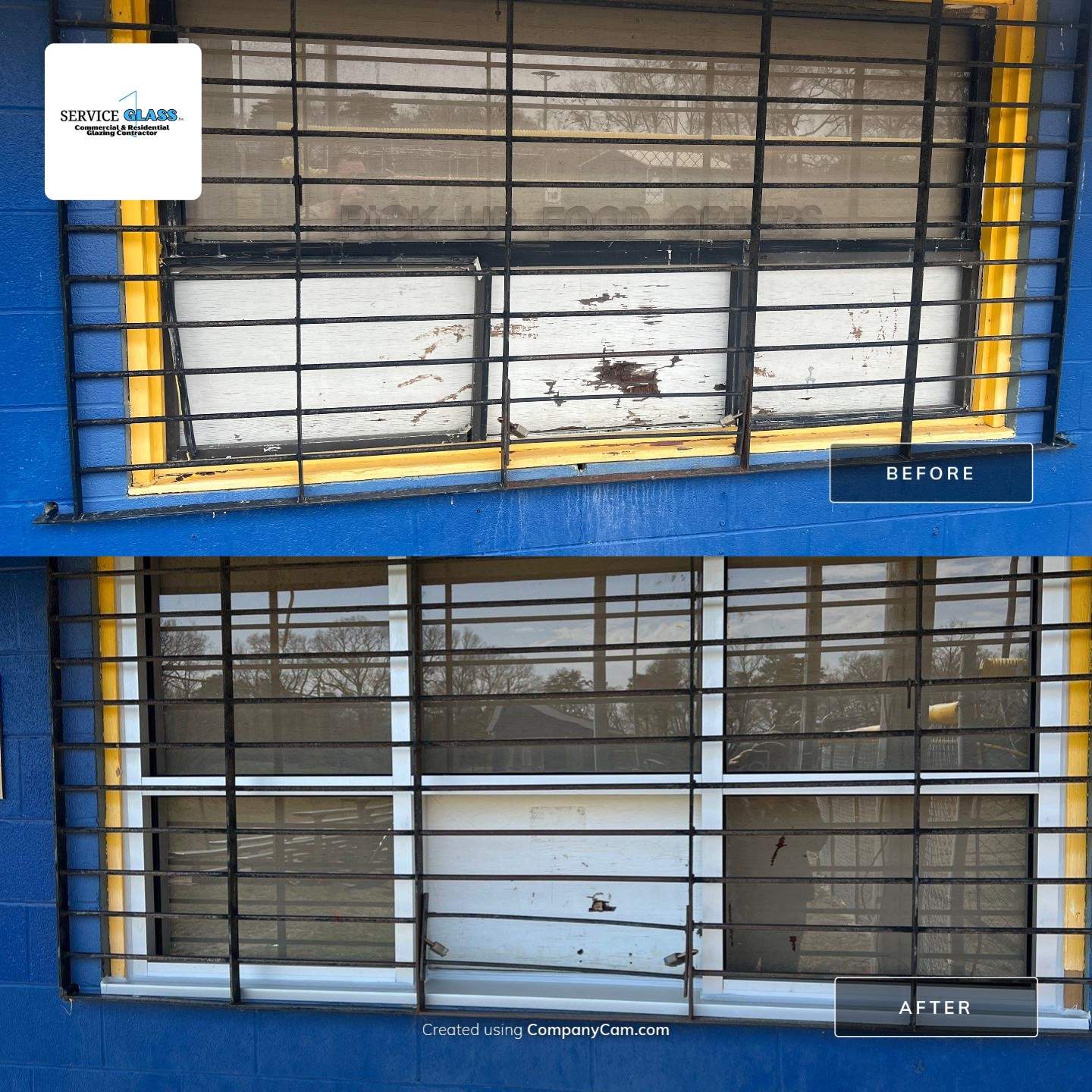Concession Stand Storefront Remodel by Service Glass Inc
