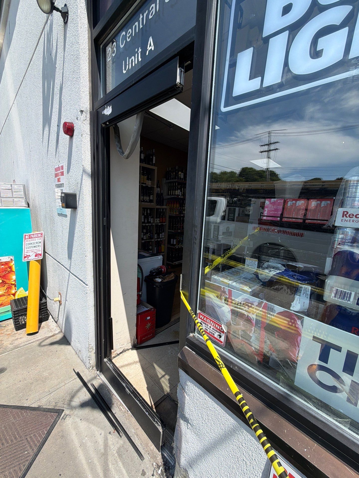 Retail Storefront Emergency Board Up and Door Replacement in Peabody by Boston Board Up