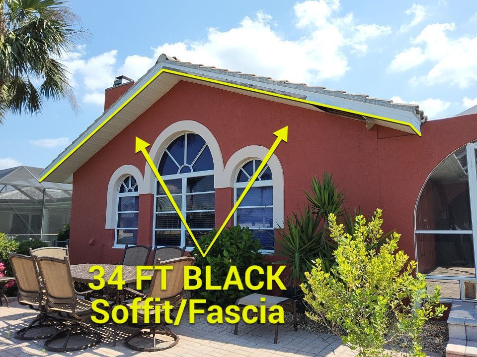 Total Black Gutters and Soffit & Fascia Installation in Punta Gorda FL by Gutter Professors