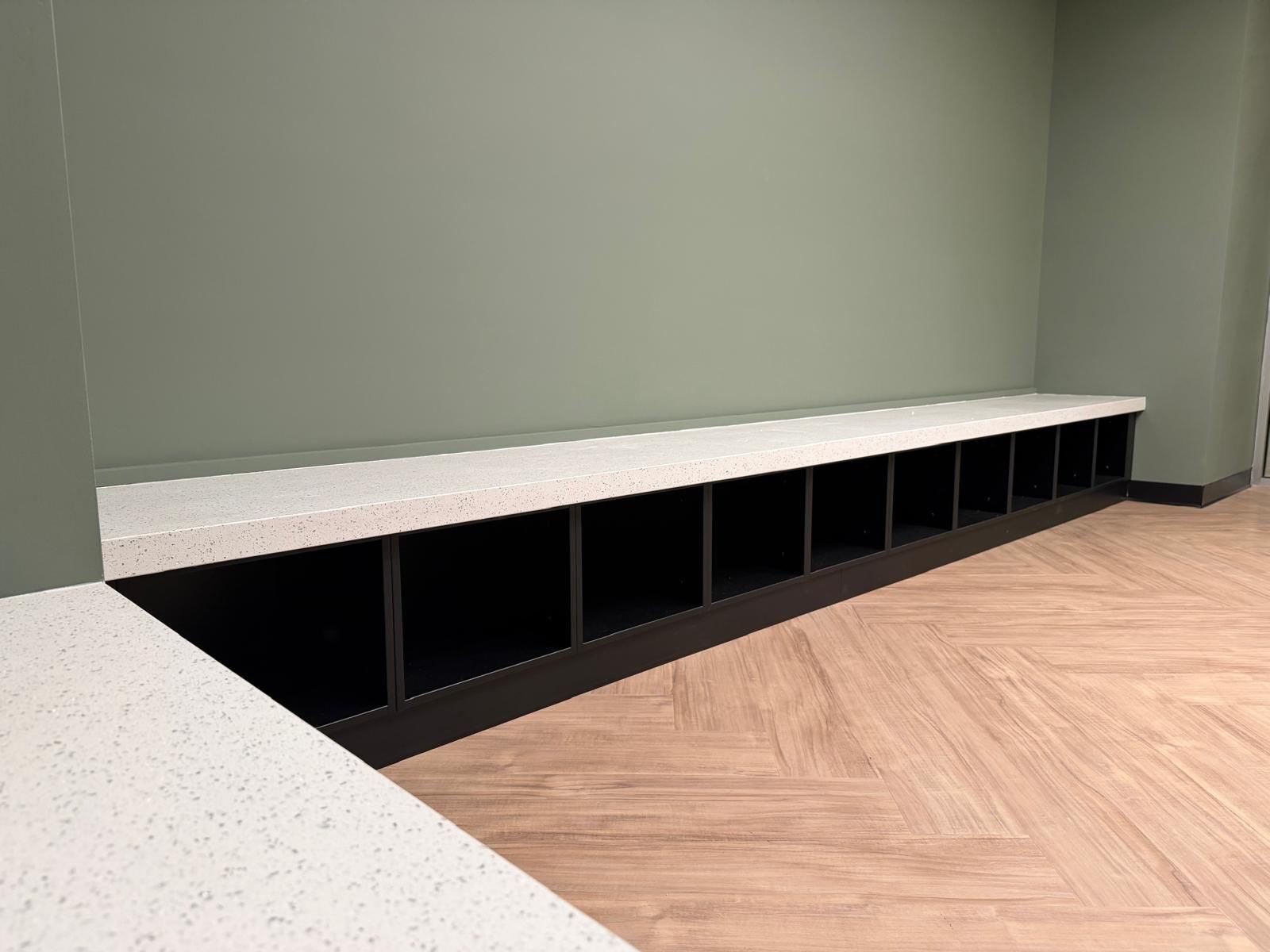 Fairfax OLF - Recovery room, Mind & body, sales area renovation and flooring installation by Nova HomeWorks 