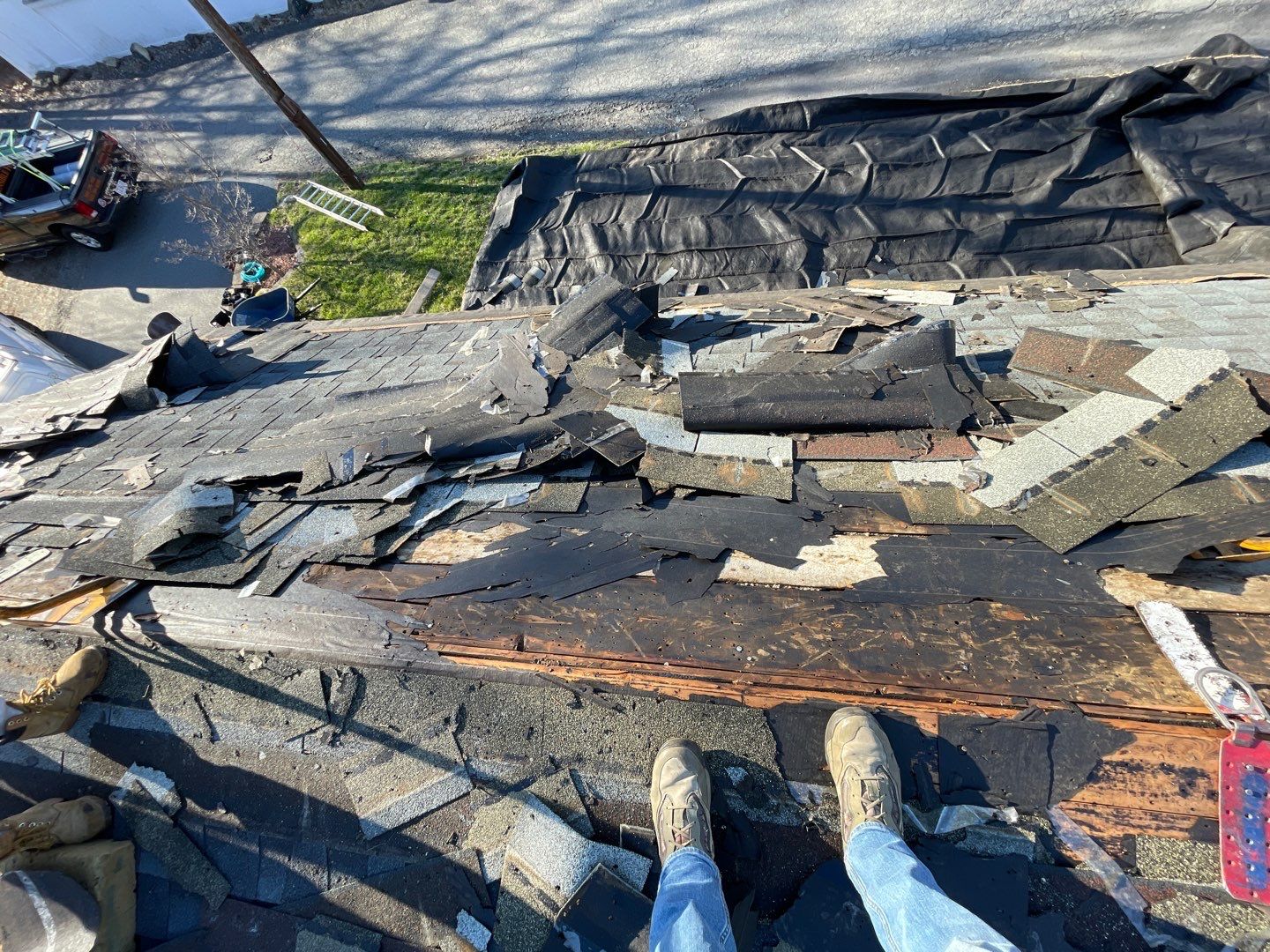 Residential Roofing Installation using GAF Timberline HDZ by Sensible Home Solutions