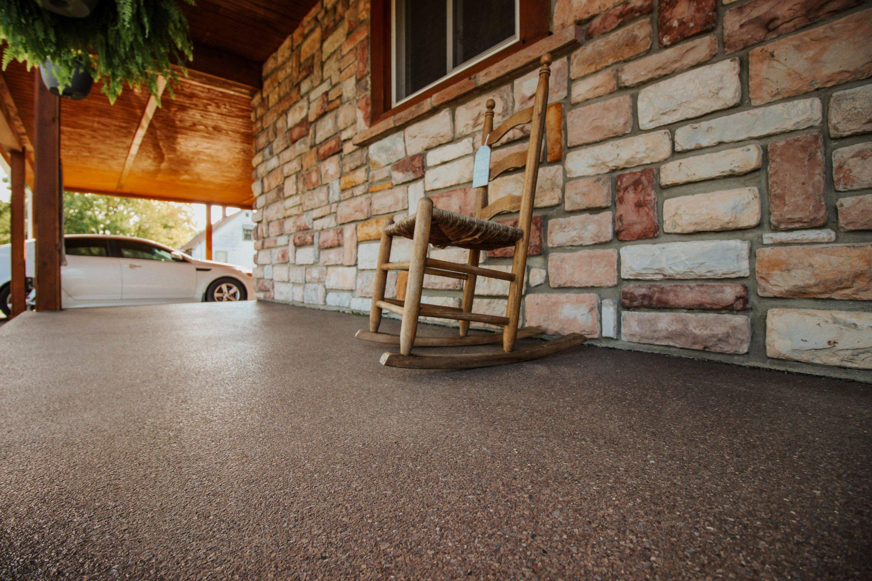 Patio Installation using Flint by Your1DayFloor.com