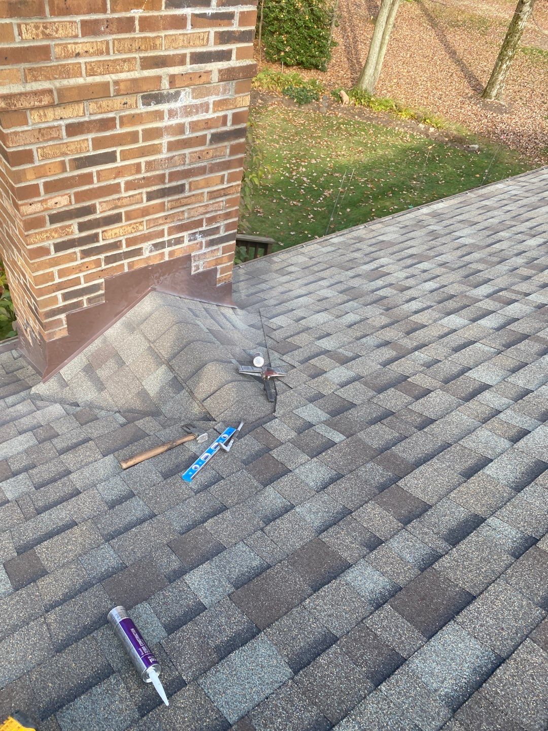 Residential Roofing Installation using Owens Corning Duration, Driftwood by Absolute Roofing and Construction